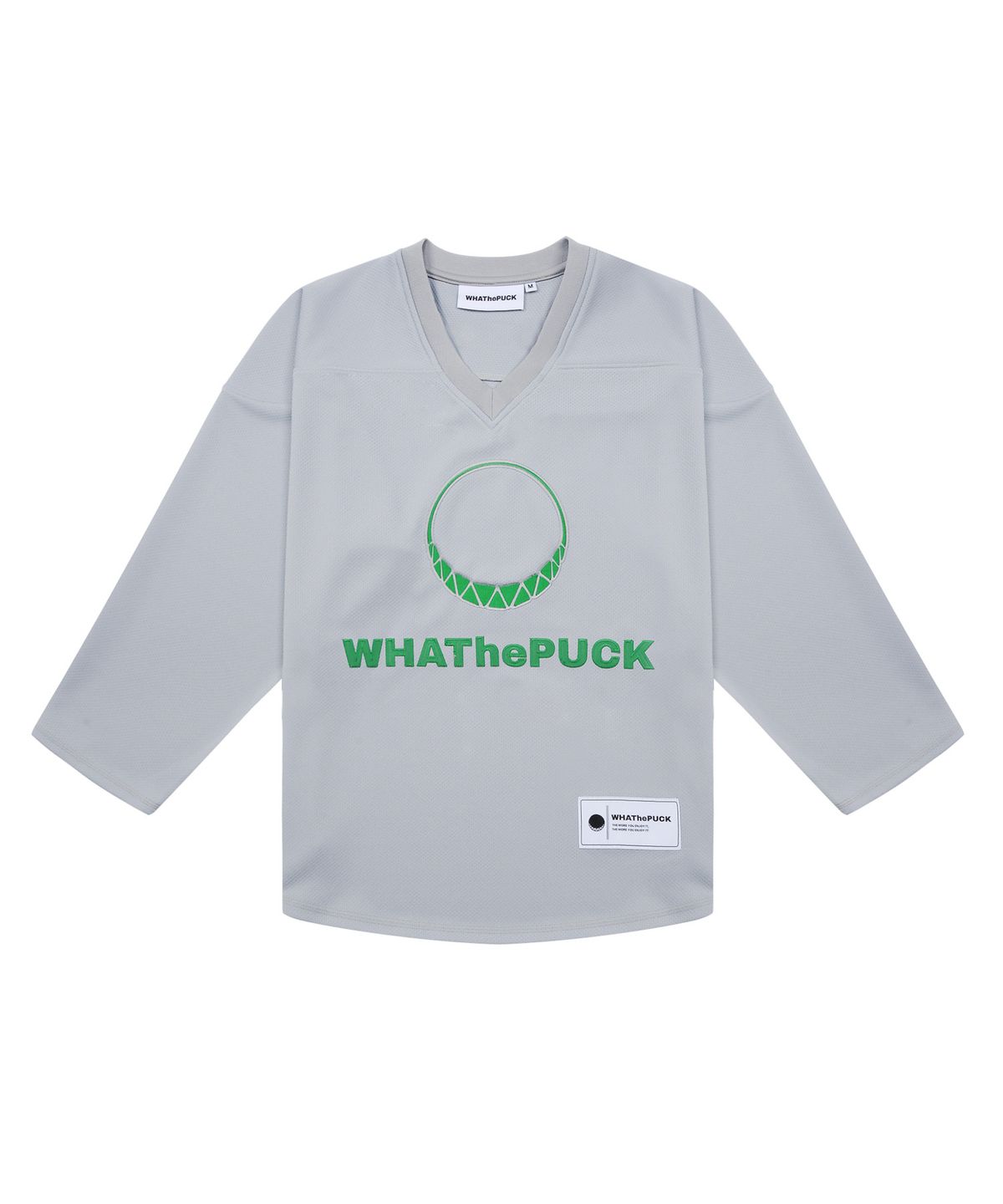 왓더퍽(WHATHEPUCK) WTP 빅 심볼로고 하키져지 그레이