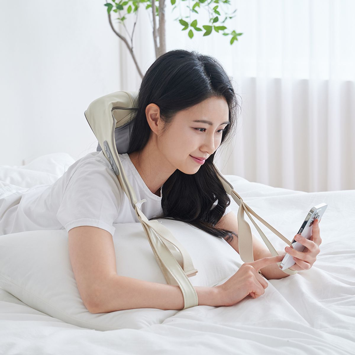 비타그램(VITAGRAM) 핸드핀치 목 어깨 안마기 VGS-3410