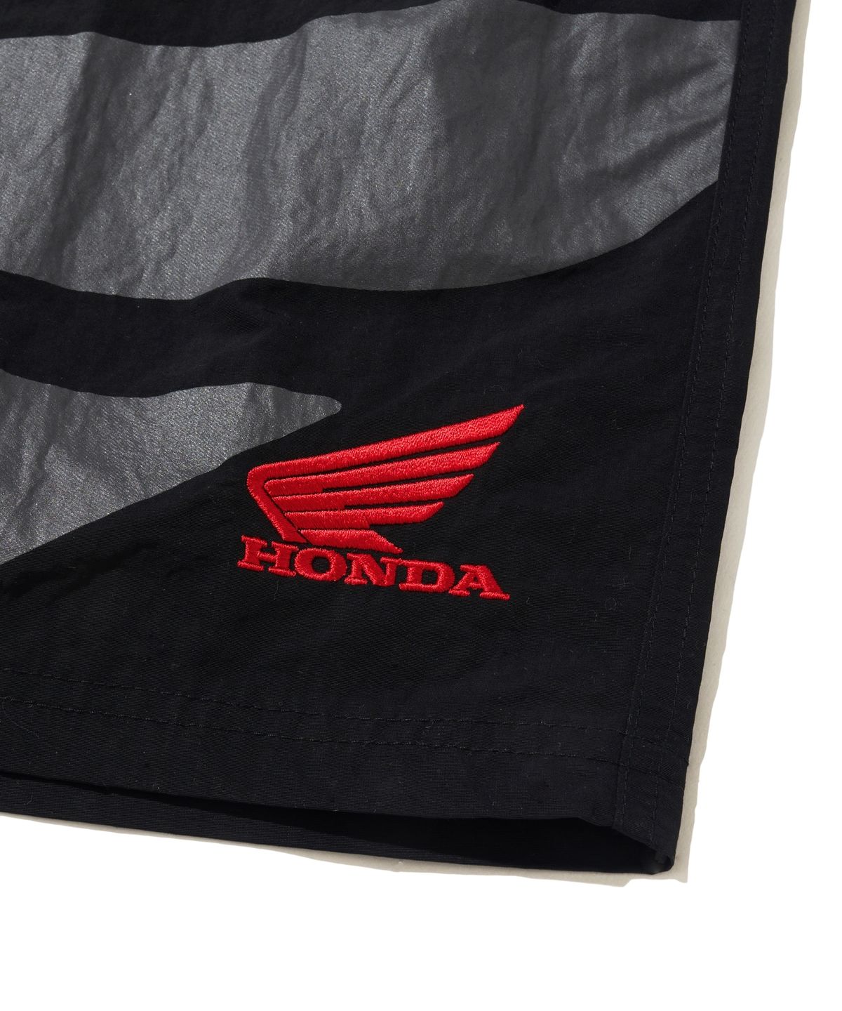 핍스 모터사이클(PHYPS MOTORCYCLE) Original Big Wing logo Beach shorts Black