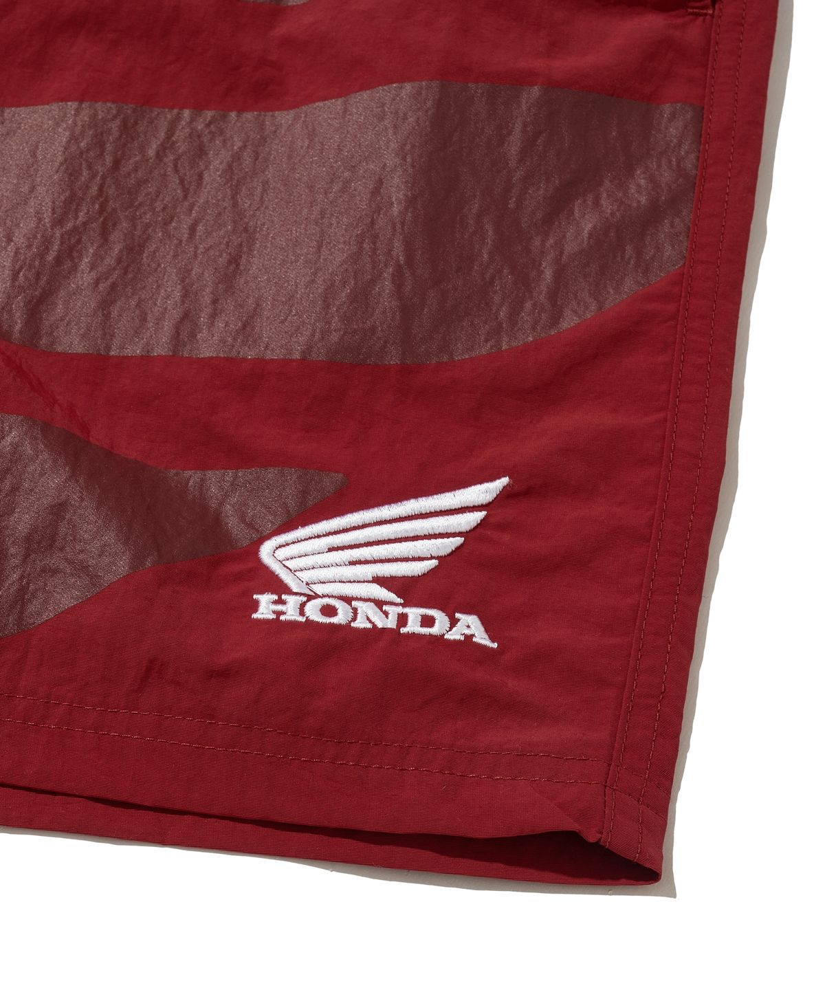 핍스 모터사이클(PHYPS MOTORCYCLE) Original Big Wing logo Beach shorts Red