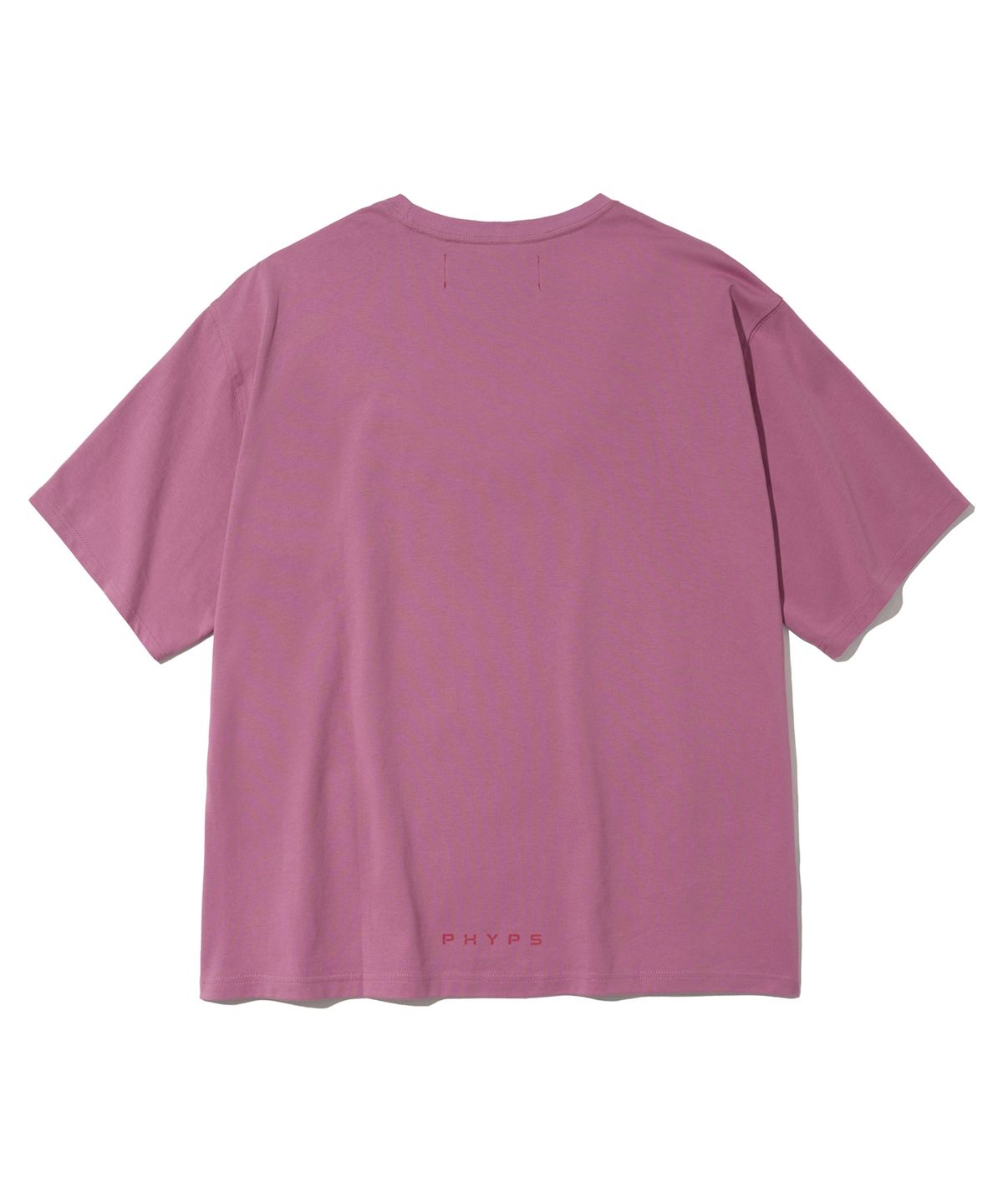 핍스 모터사이클(PHYPS MOTORCYCLE) Original Wing Small logo T-shirt Dark pink