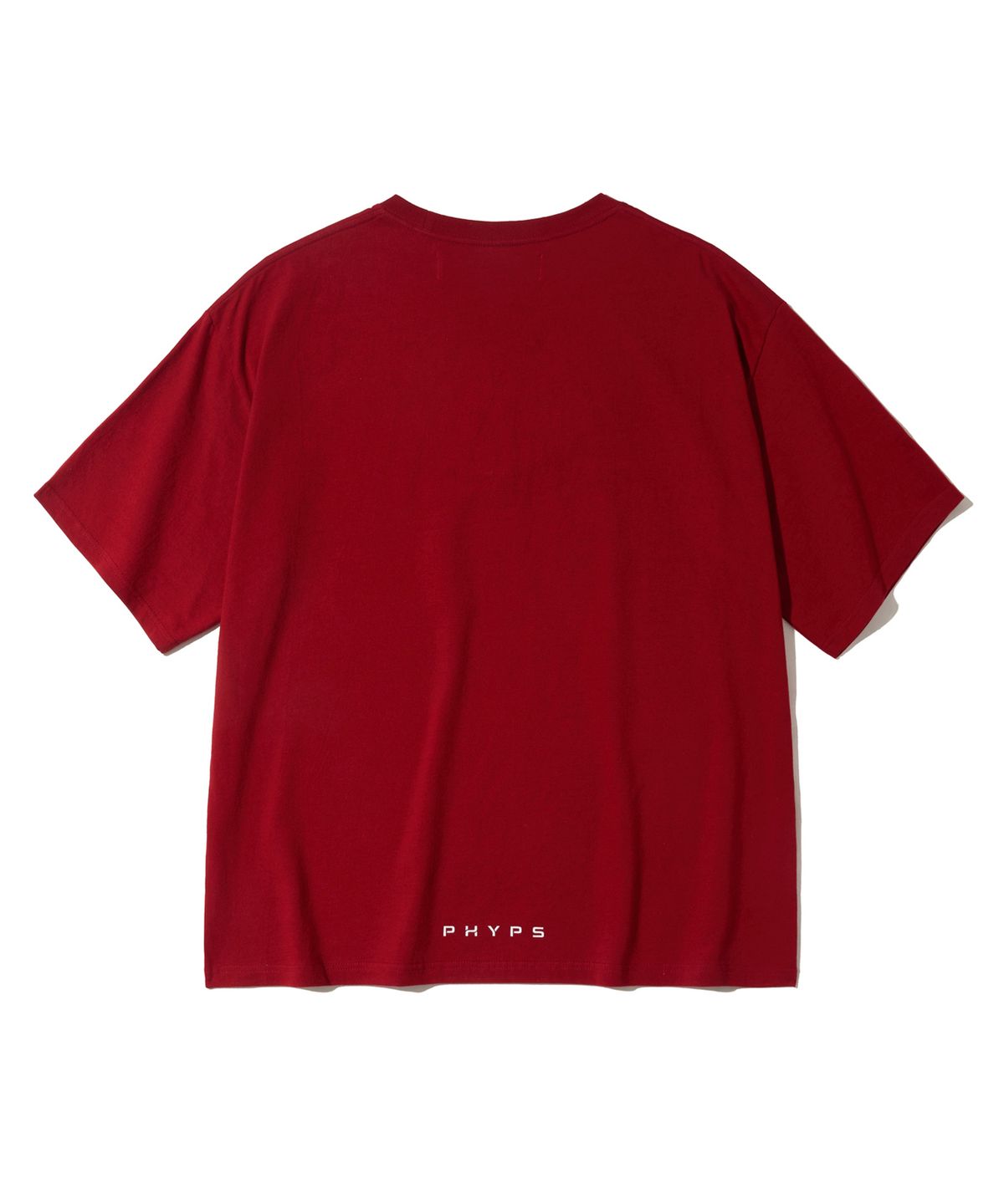 핍스 모터사이클(PHYPS MOTORCYCLE) Honda Bear T-shirt Dark Red