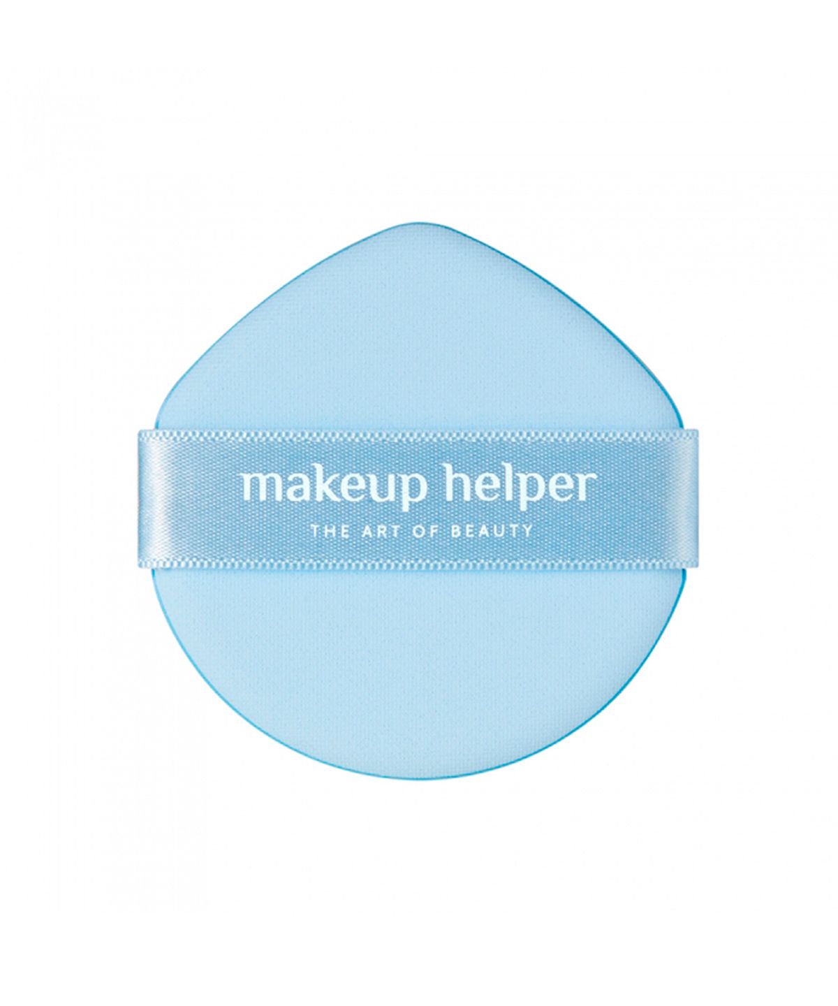 메이크업헬퍼(MAKEUP HELPER) 빅 엣지 쿠션 퍼프 아쿠아블루 5개입