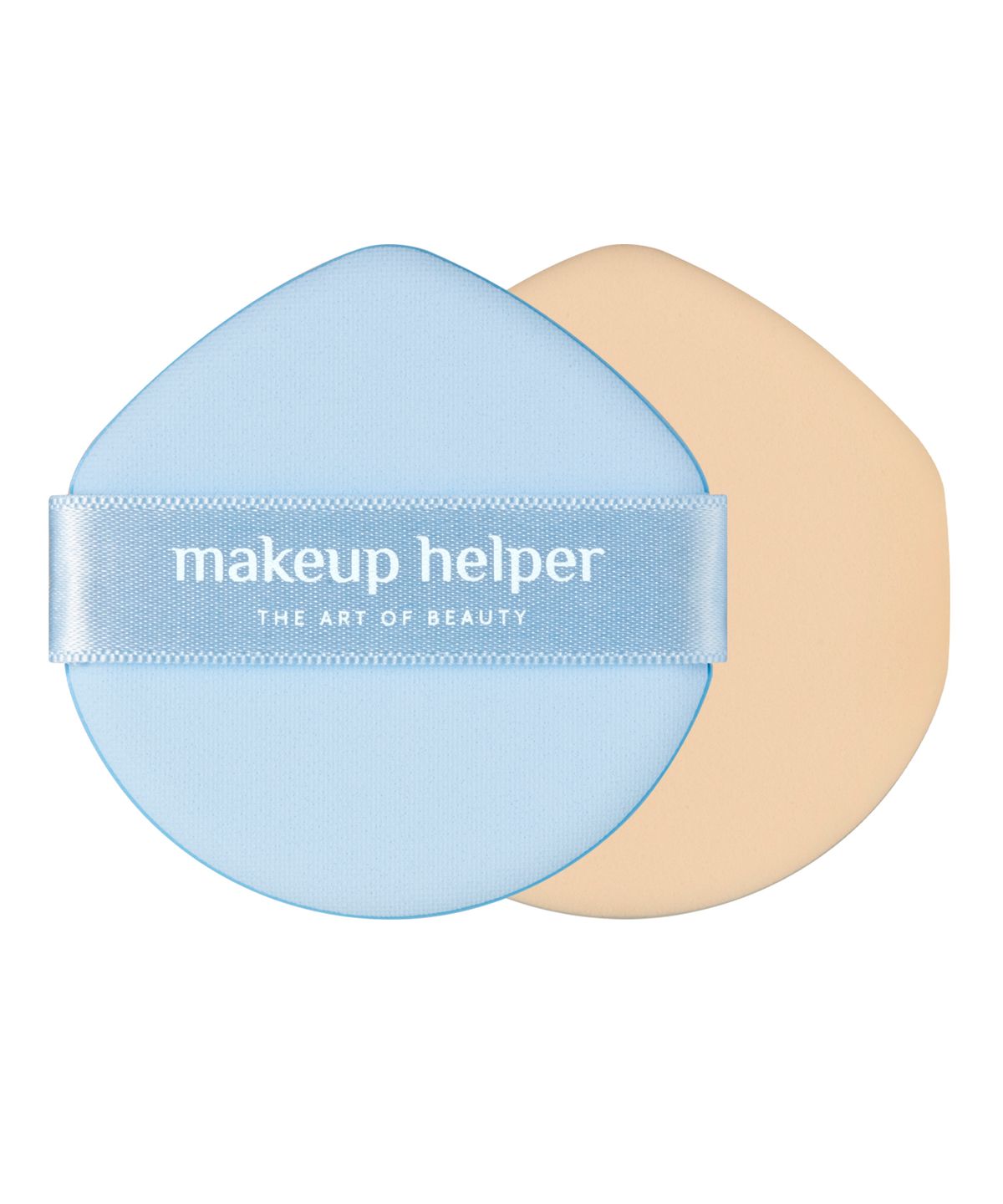 메이크업헬퍼(MAKEUP HELPER) 빅 엣지 쿠션 퍼프 아쿠아블루 5개입