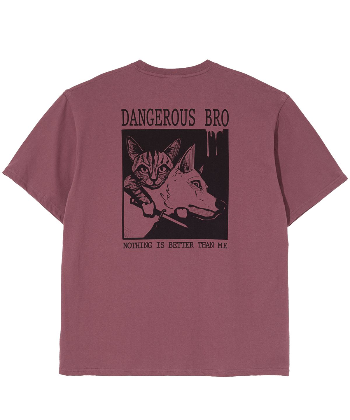 낫띵이즈베럴댄미(NOTHINGISBETTERTHANME) DANGEROUS BRO TEE_purple