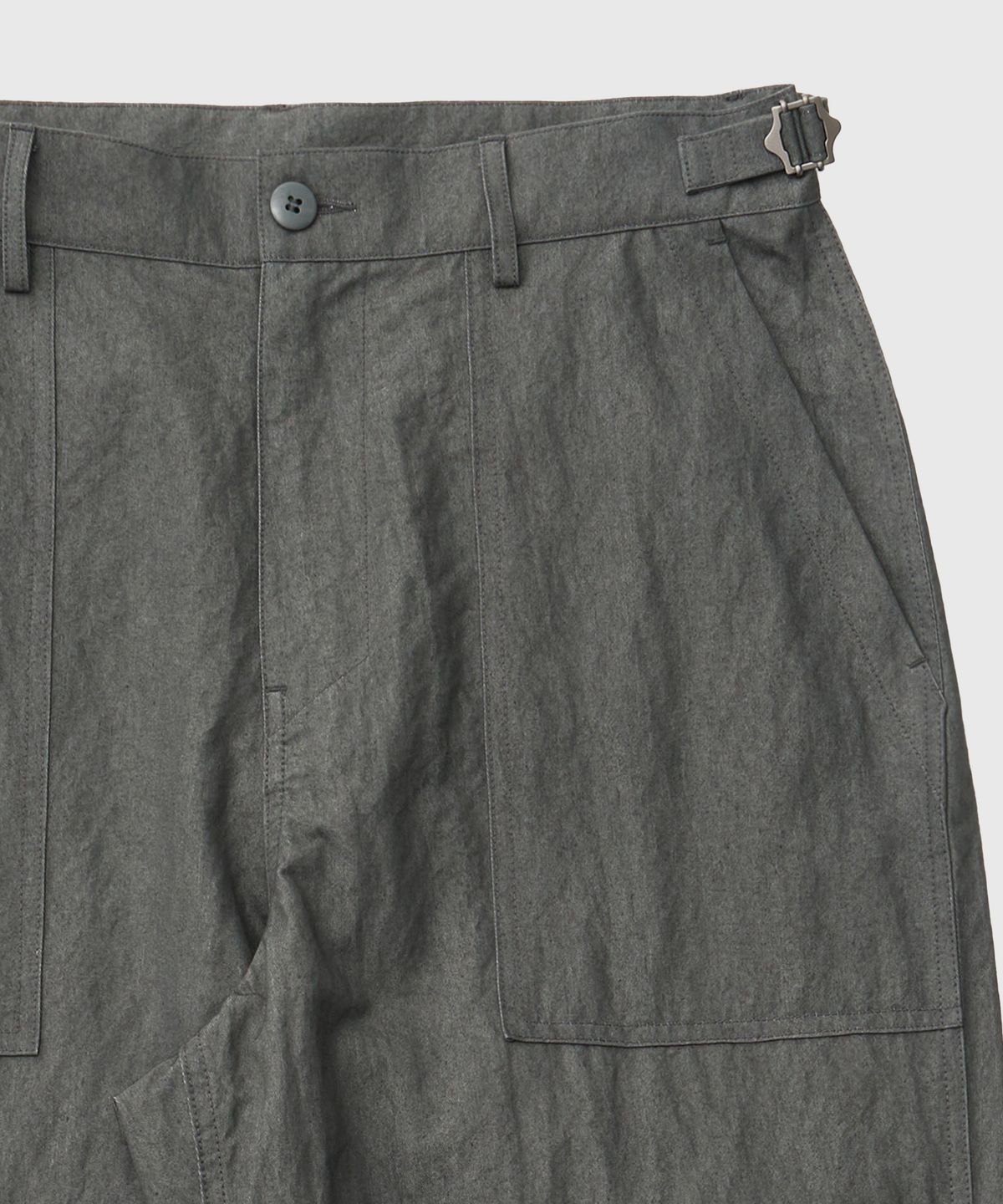 어나더 오피스(ANOTHER OFFICE) Cushy Baker Pants (Peppercorn)