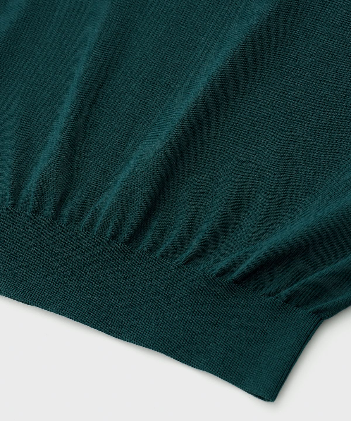 어나더 오피스(ANOTHER OFFICE) Current Silk V-neck Knit (Forest)