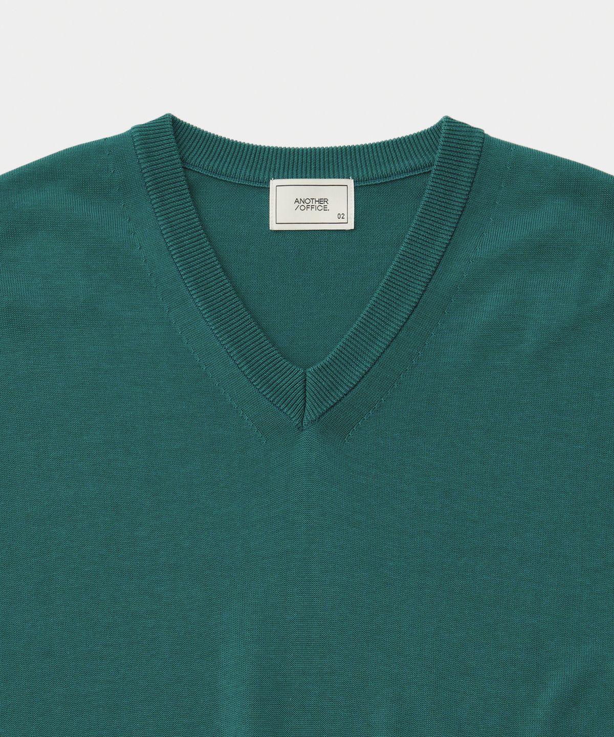 어나더 오피스(ANOTHER OFFICE) Layer Silk Knit Vest (Turquise)