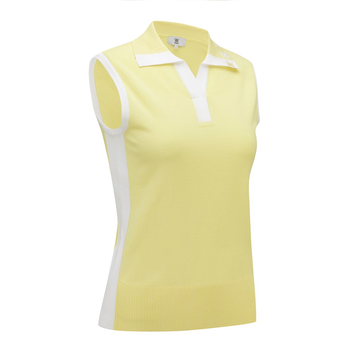어뉴골프(ANEW GOLF) WOMEN BACK SIGNATURE LOGO SLEEVELESS_YE
