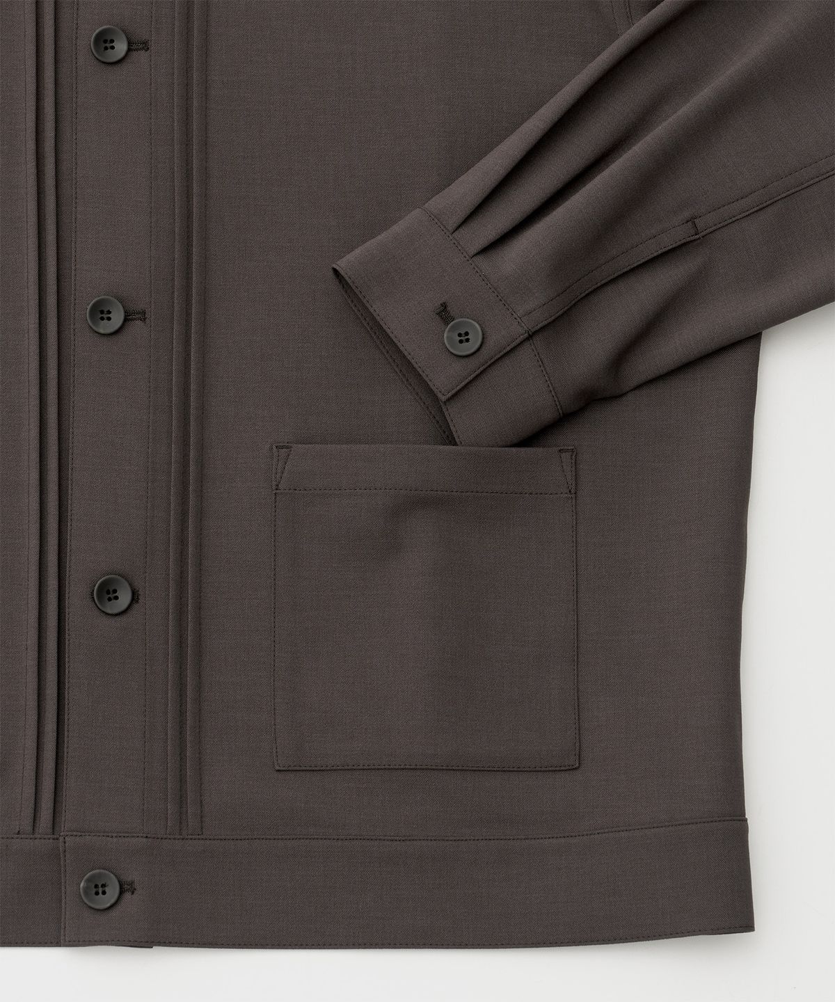 어나더 오피스(ANOTHER OFFICE) Habana Trucker Jacket (Brick Brown)