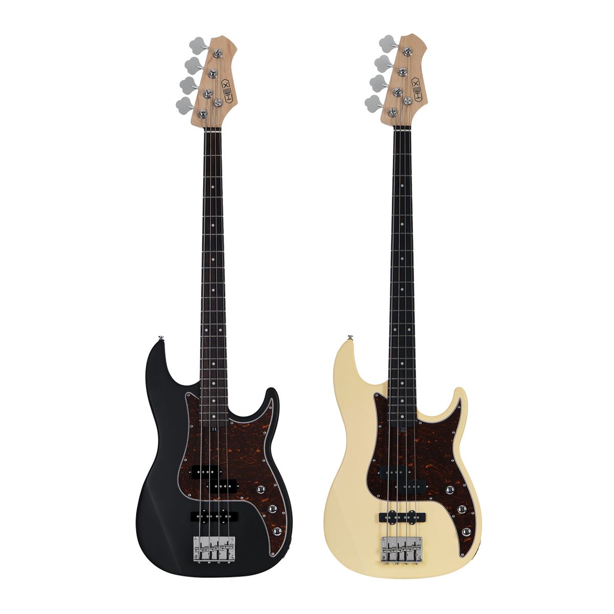 헥스기타(HEXGUITARS) 입문용 일렉 PJ 베이스 RB100 & 15W 앰프 올인원 세트