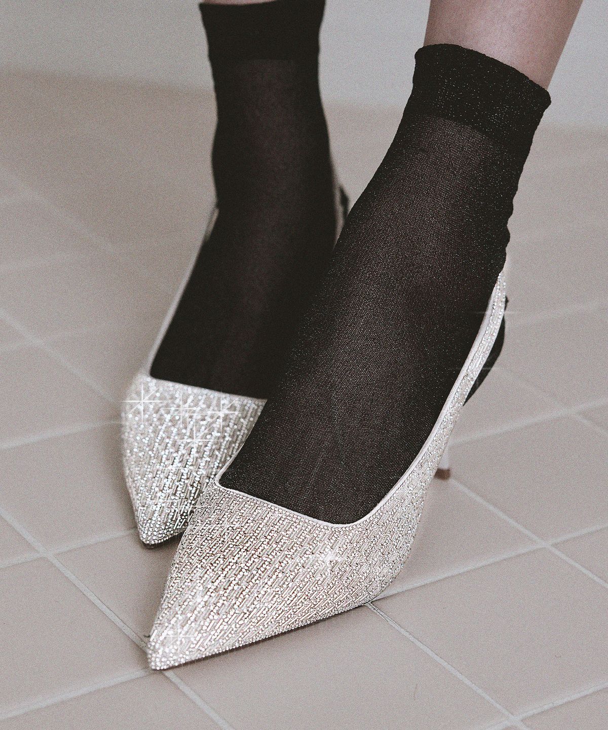 스퍼(SPUR) Marry Me Heel 슬링백 웨딩슈즈 7cm -US9028 (2color)