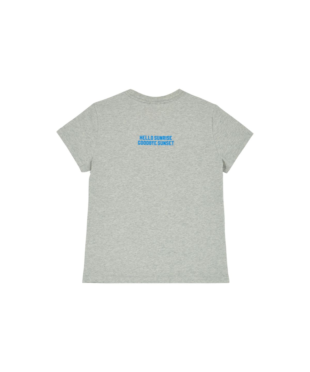 헬로 선라이즈(HELLO SUNRISE) HS Shorts Sleeve Tee(W)_Melange Gray
