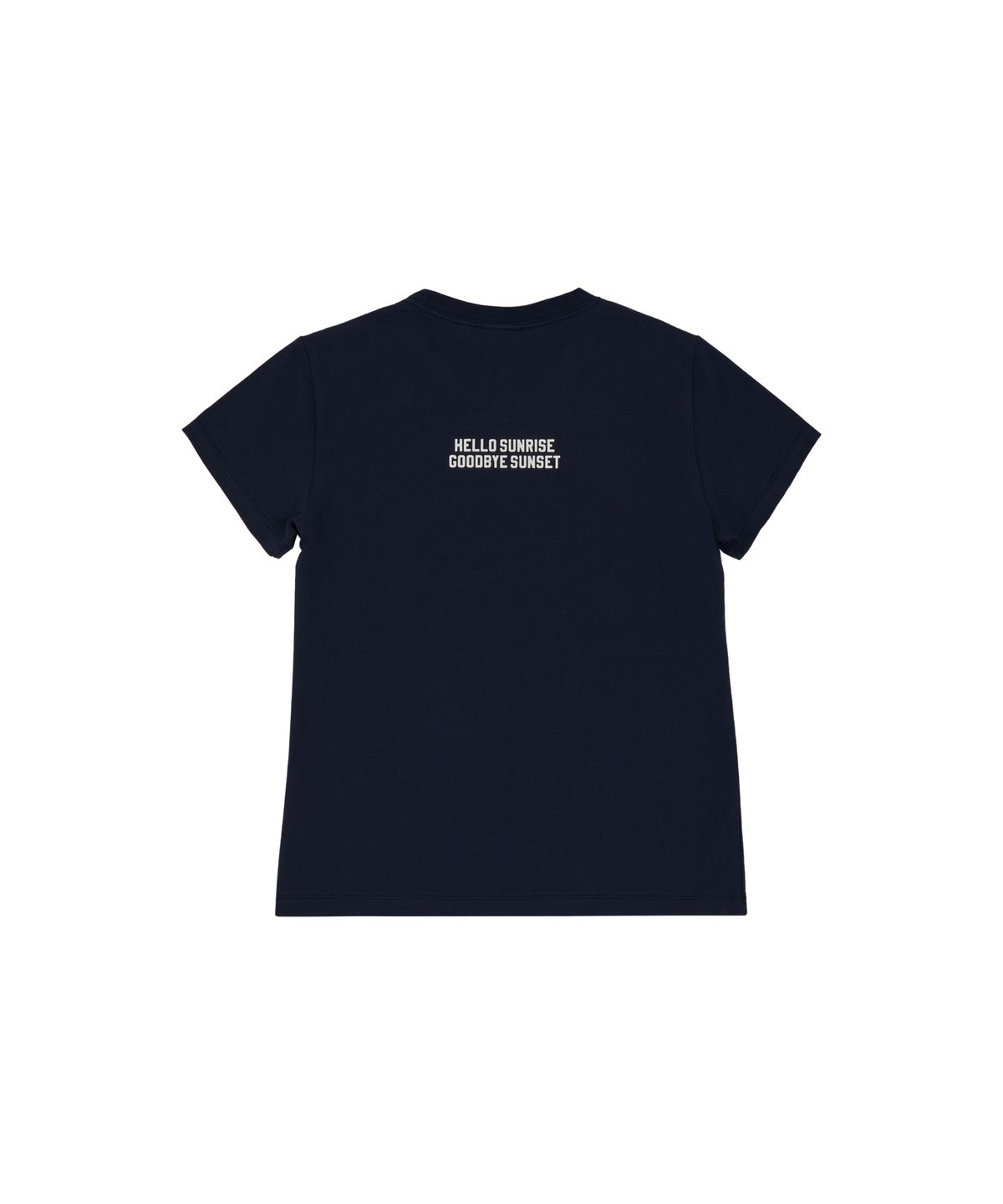 헬로 선라이즈(HELLO SUNRISE) HS Shorts Sleeve Tee(W)_Navy