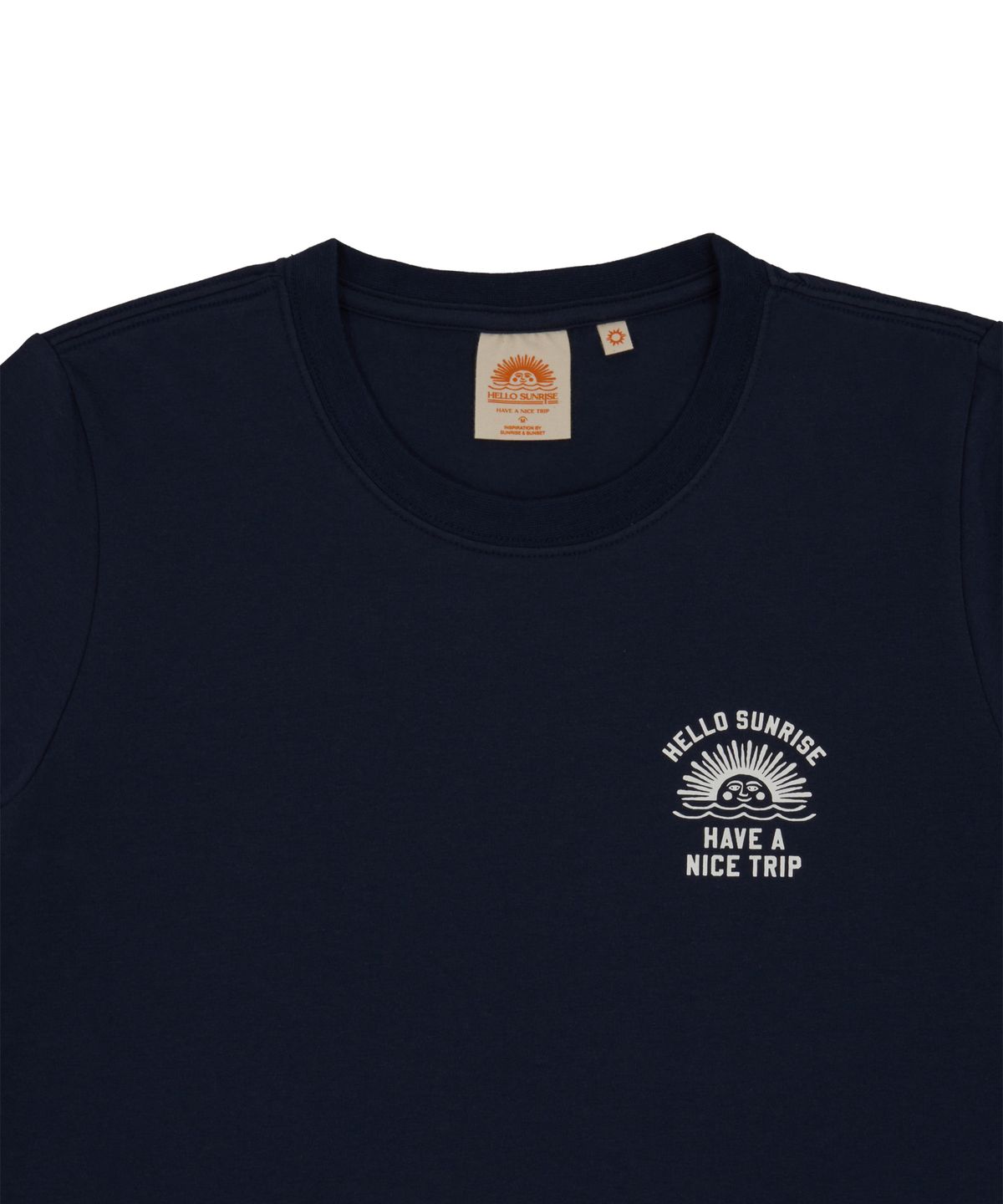 헬로 선라이즈(HELLO SUNRISE) HS Shorts Sleeve Tee(W)_Navy