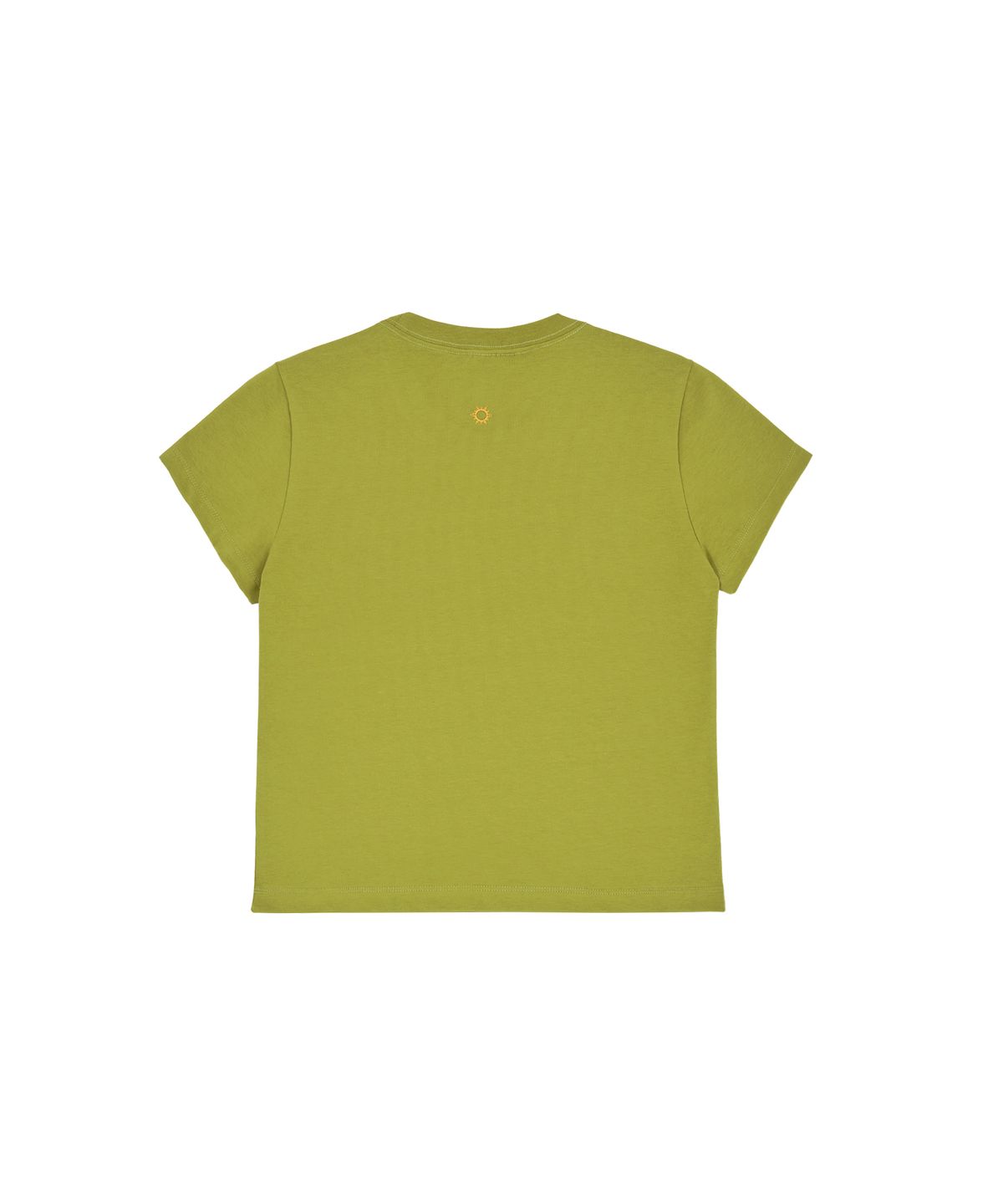 헬로 선라이즈(HELLO SUNRISE) HS VTG Cat Logo Short Sleeve Tee(W)_Olive