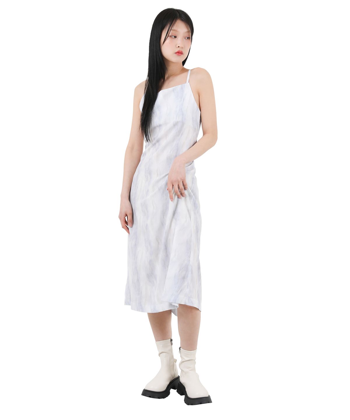 카타르시스(KATHARSIS) 뷔스티에 백리스 코르셋 원피스 오로라퍼플 ONE SIZE