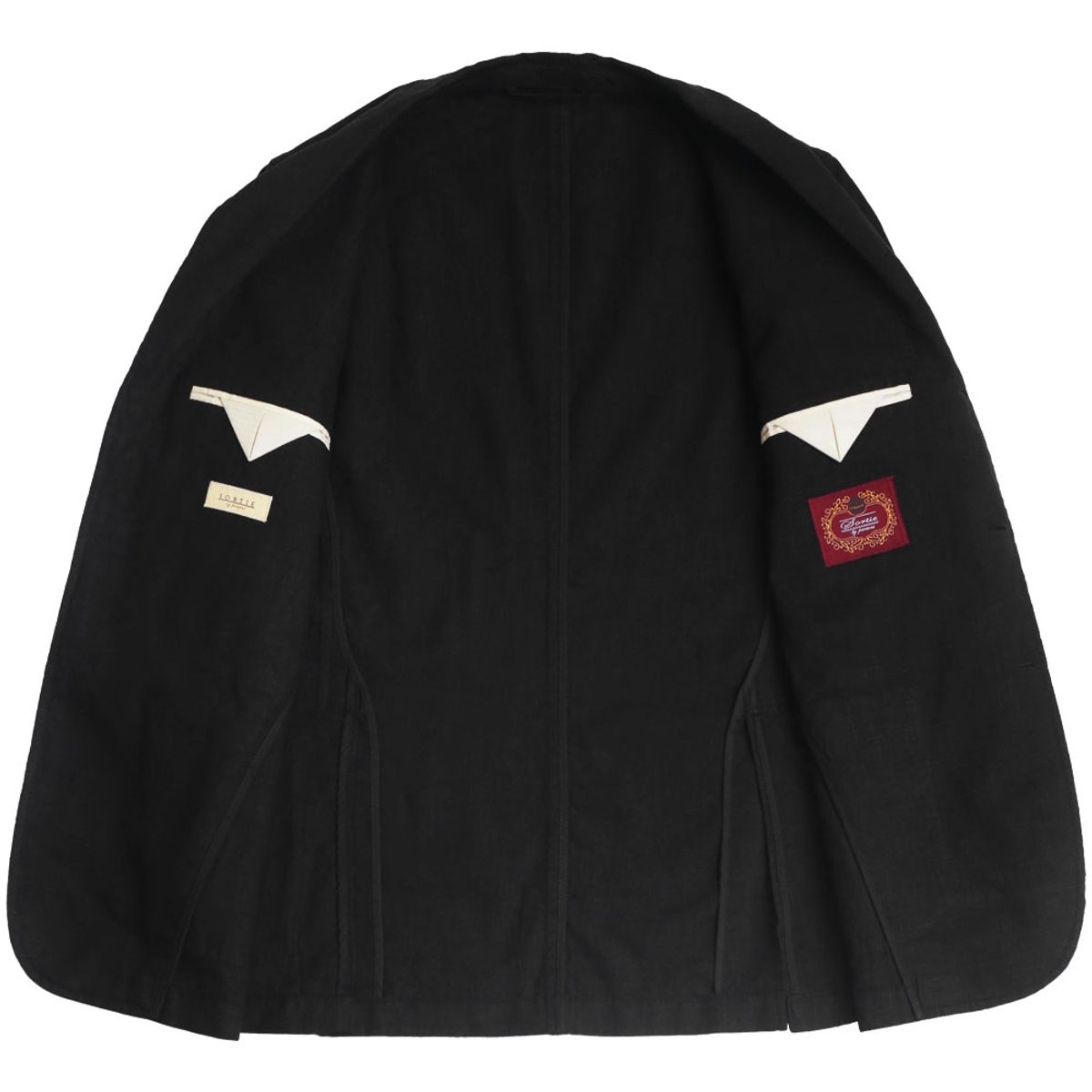 솔티(SORTIE) 408 Linen Washed Jacket (Black)