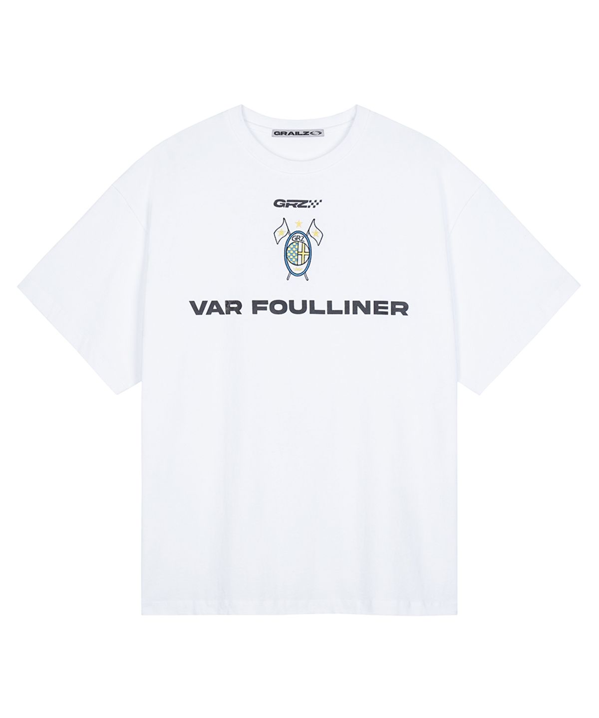 그레일즈(GRAILZ) RACING EMBLEM T-SHIRTS [WHITE]
