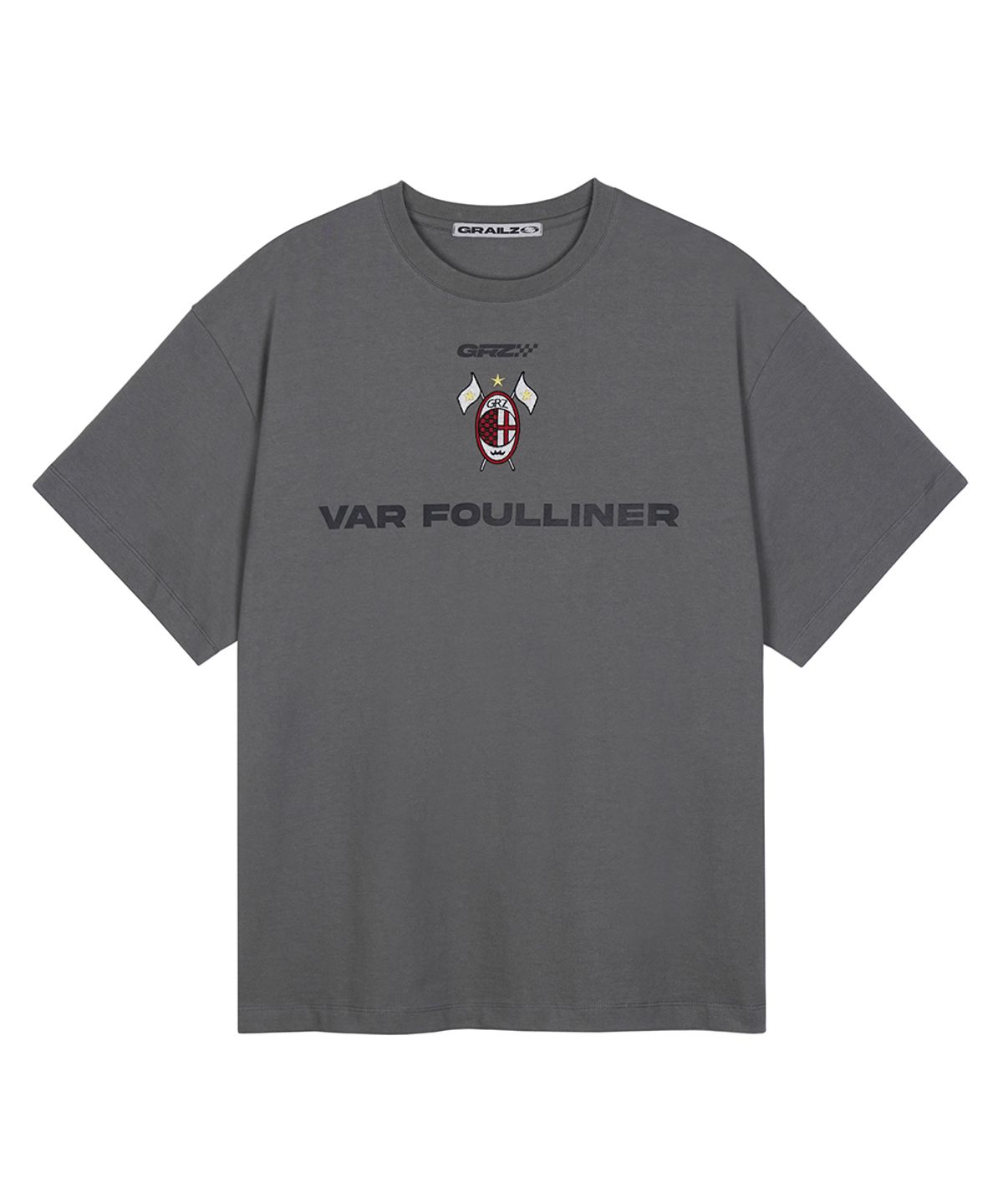 그레일즈(GRAILZ) RACING EMBLEM T-SHIRTS [CHARCOAL]