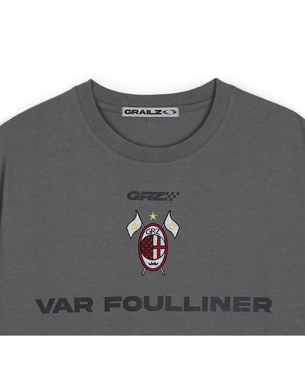 그레일즈(GRAILZ) RACING EMBLEM T-SHIRTS [CHARCOAL]