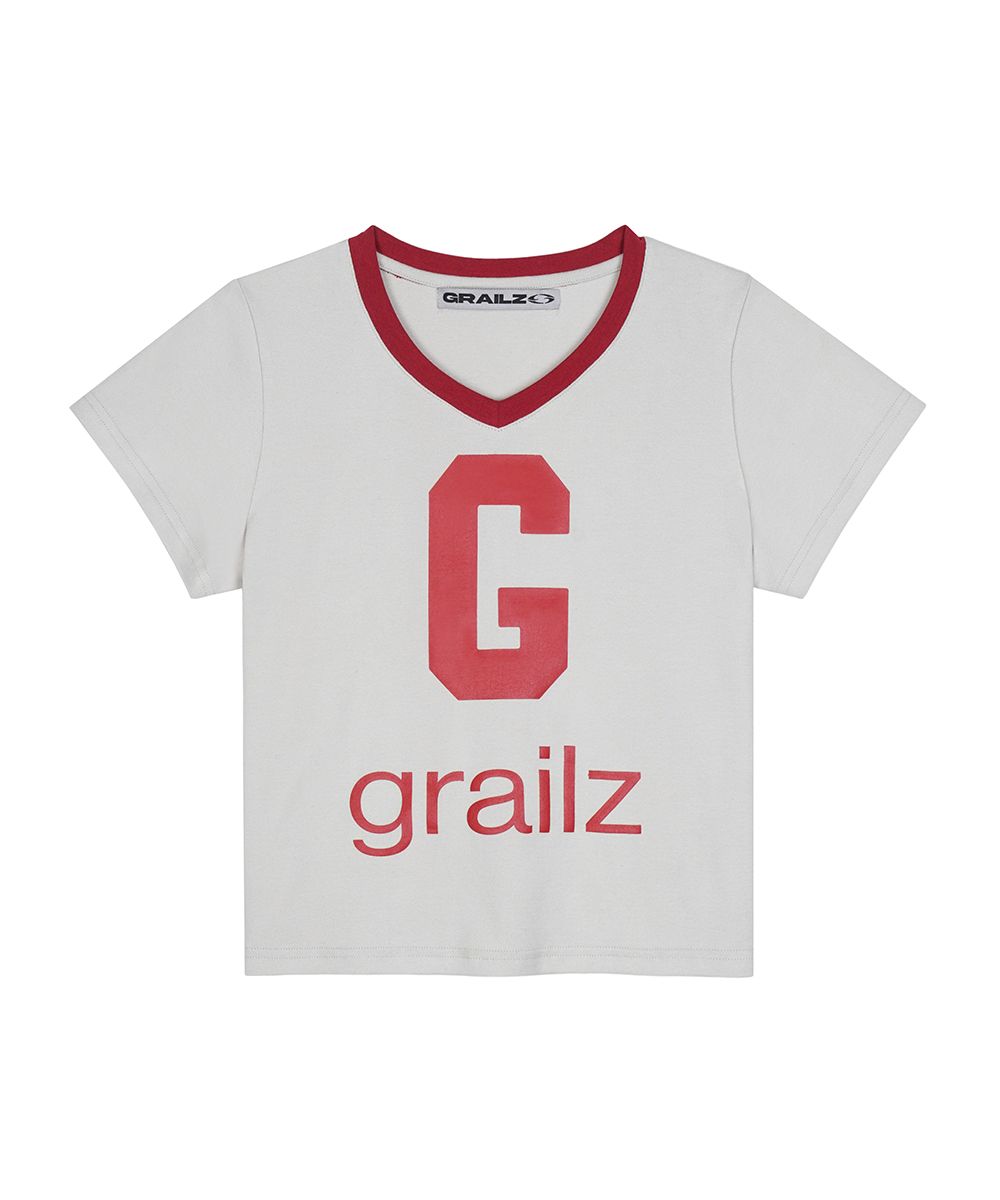 【GRAILZ】G LOGO CROP T-SHIRTS [GREY] MUSINSA | GRAILZ G LOGO CROP T-SHIRTS [GREY]