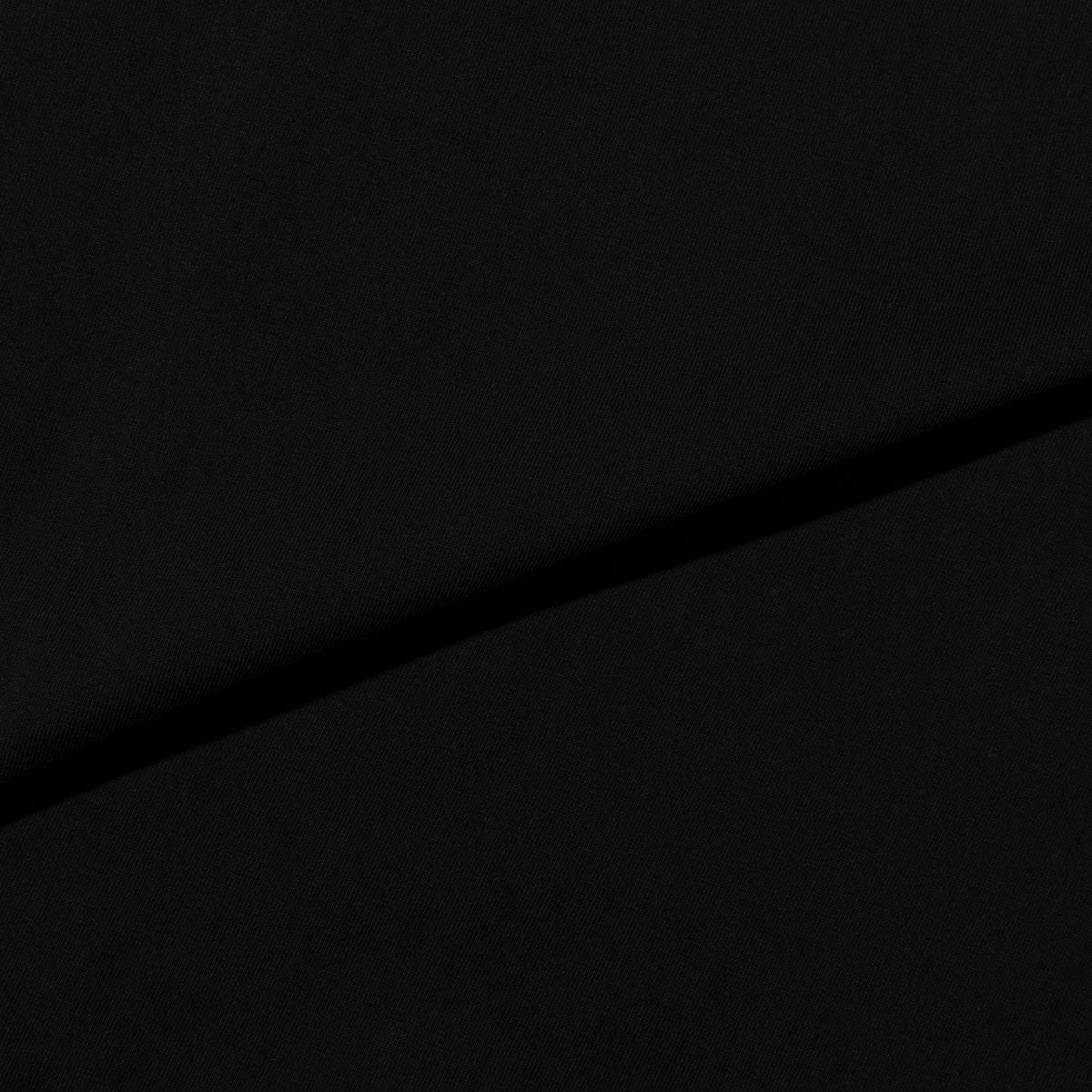 피에스쇼퍼(PSSHOPPER) 스몰로고 뒤판 절개 숏슬리브(반팔티셔츠) [블랙]