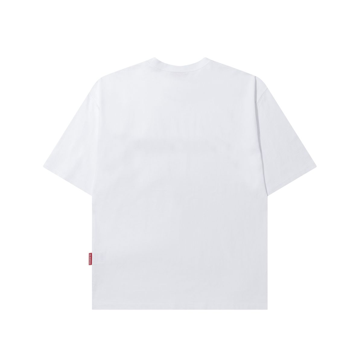 피에스쇼퍼(PSSHOPPER) 빅로고 프리미엄 코튼 이너 티셔츠 [화이트]