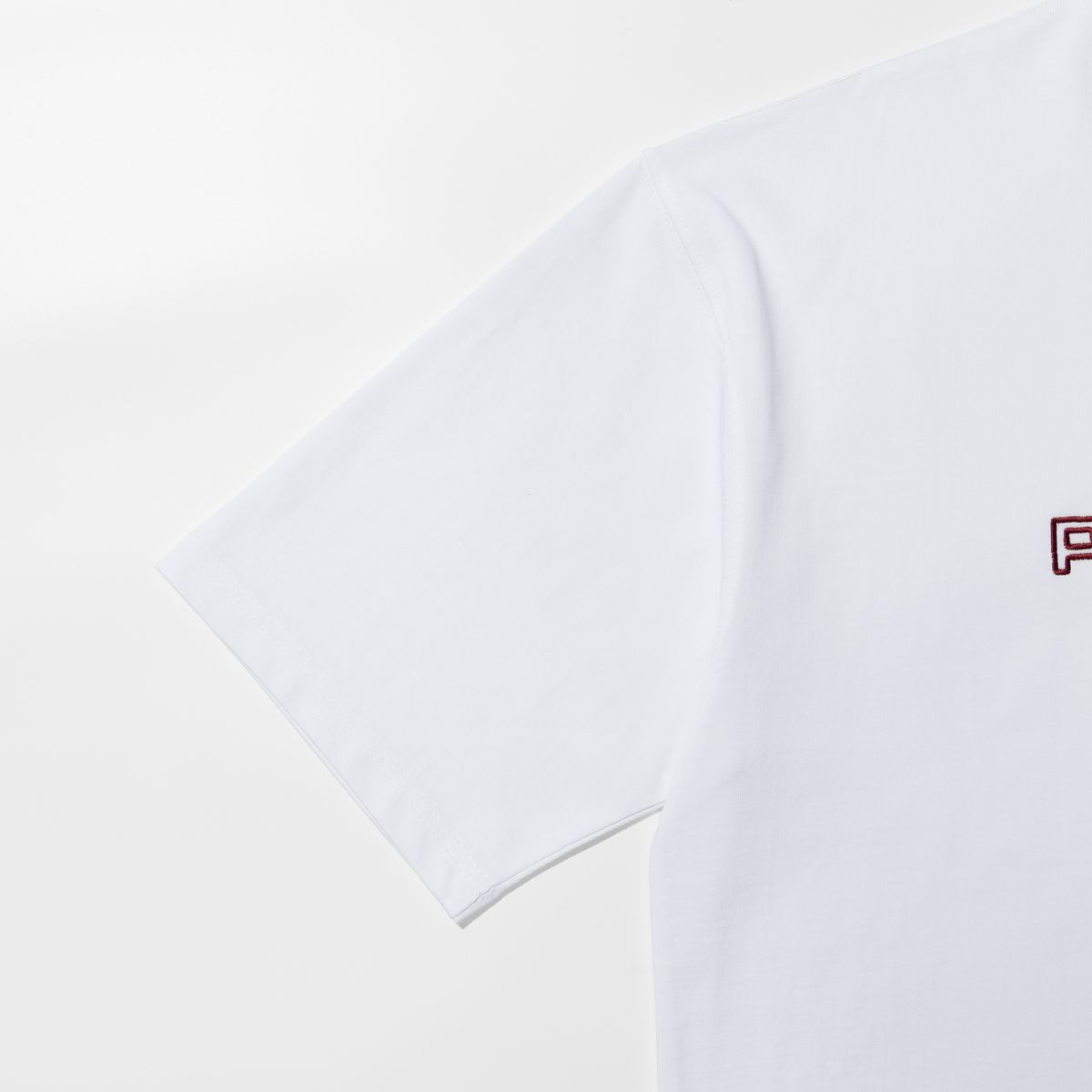 피에스쇼퍼(PSSHOPPER) 빅로고 프리미엄 코튼 이너 티셔츠 [화이트]