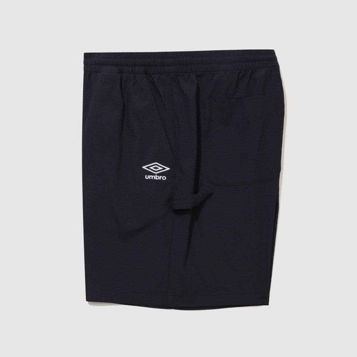 엄브로(UMBRO) 시어서커 4.5부 반바지 블랙(UQ223CHP63)