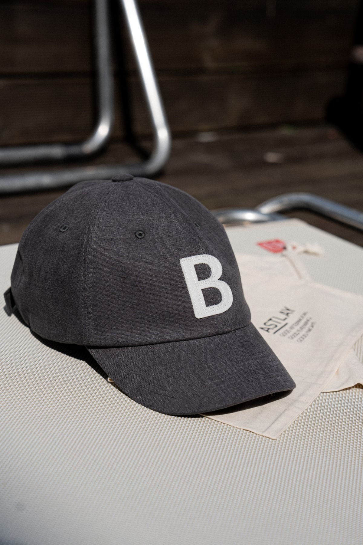 아스트레이(ASTLAY) Canvas Baseball Cap (Cloud Gray)