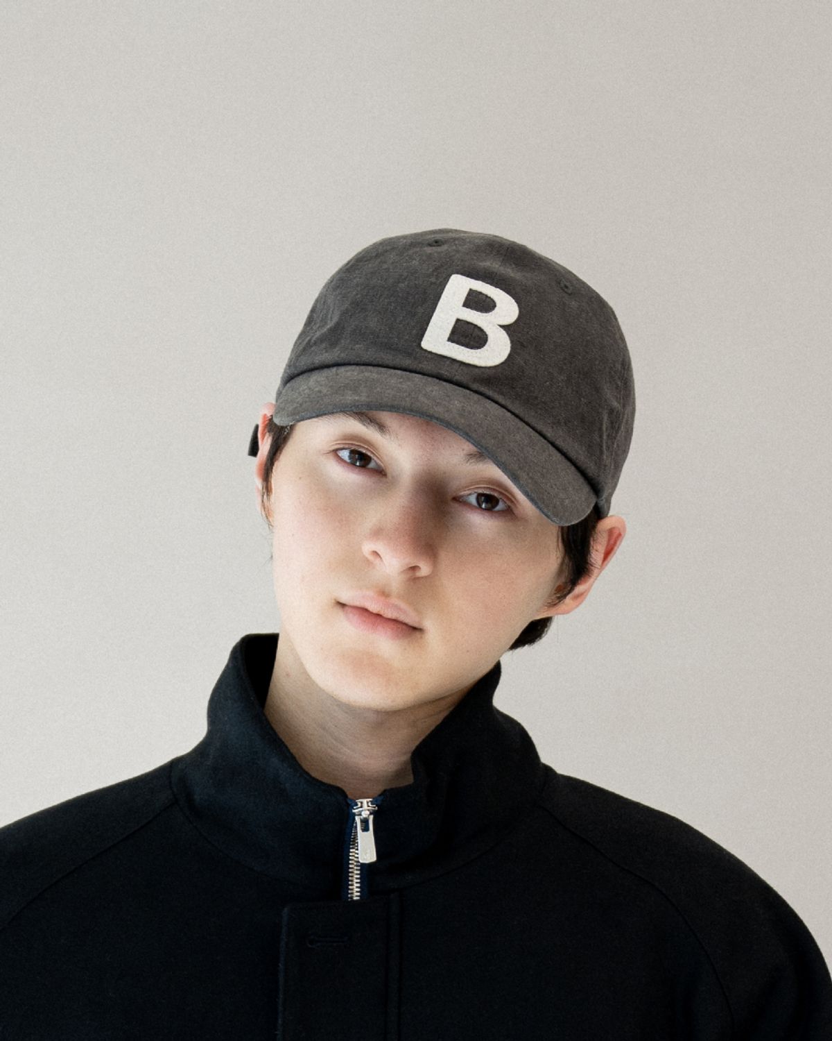 아스트레이(ASTLAY) Canvas Baseball Cap (Cloud Gray)