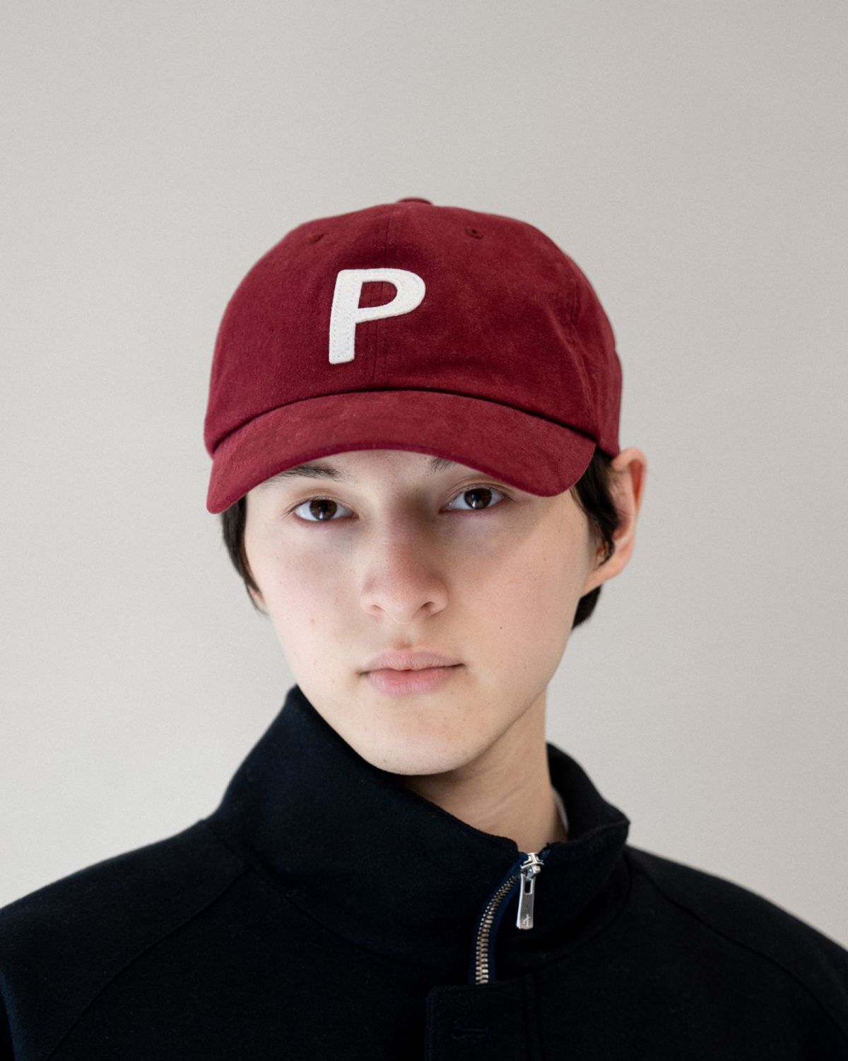 아스트레이(ASTLAY) Canvas Baseball Cap (Burn red)