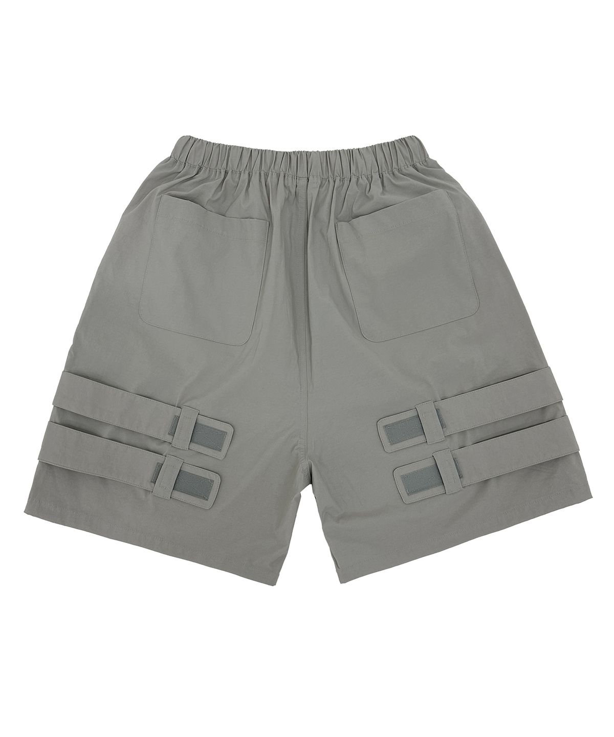 퍼머넌트 아카이브(permanentarchive) 3D POCKET VELCRO SHORTS (LIGHT GRAY)