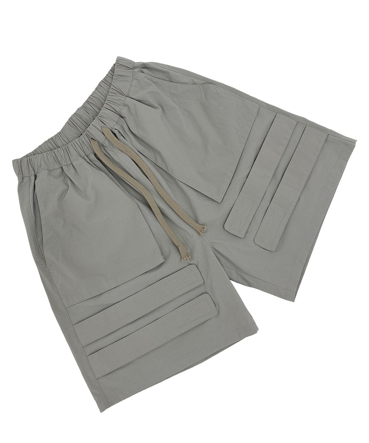 퍼머넌트 아카이브(permanentarchive) 3D POCKET VELCRO SHORTS (LIGHT GRAY)