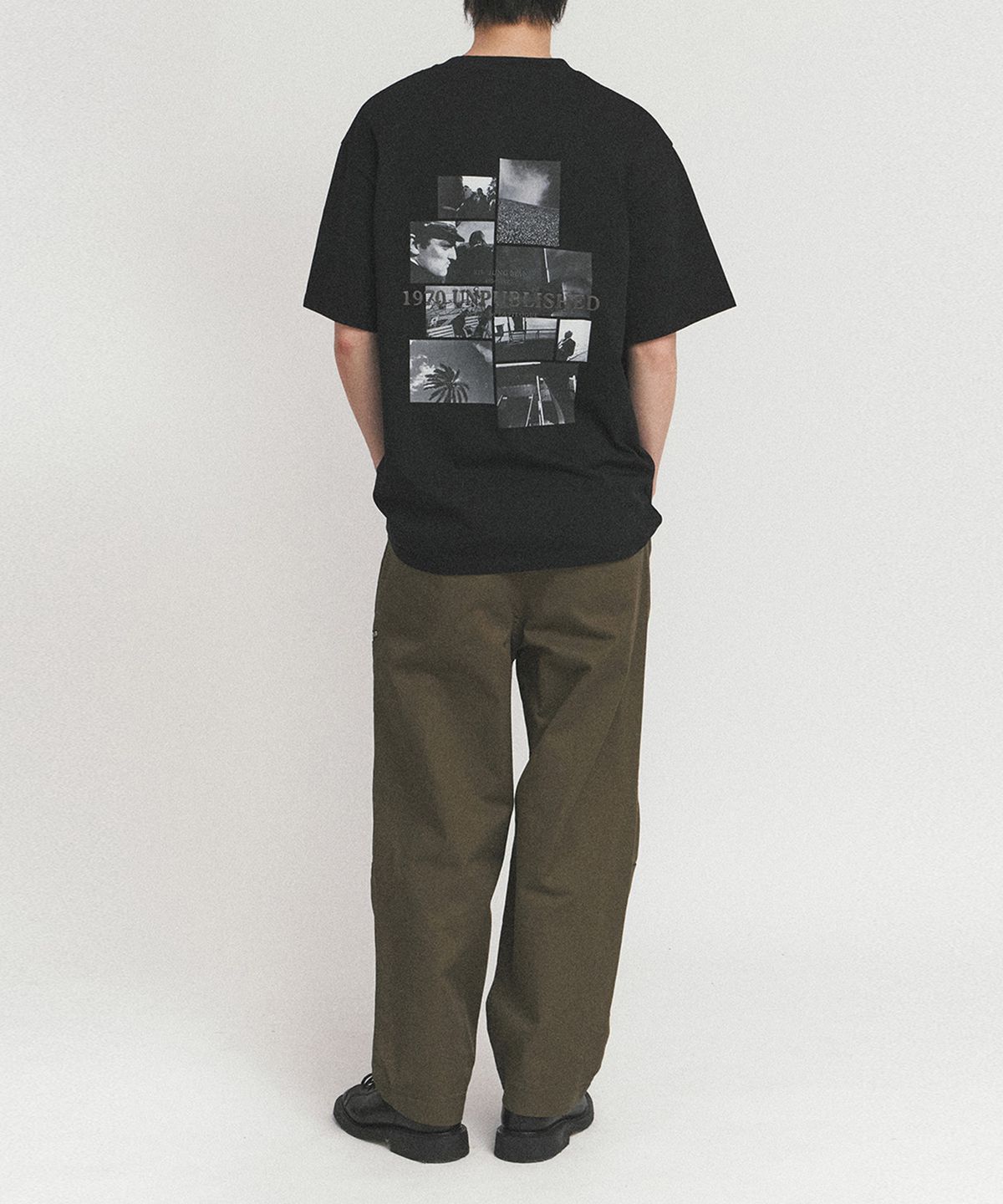 이스트로그(EASTLOGUE) MONOCHROME PHOTOGRAPH T-SHIRT_BLACK
