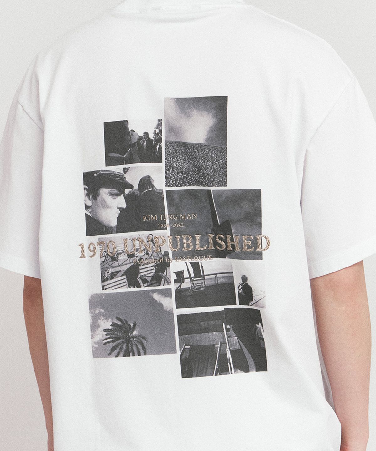 이스트로그(EASTLOGUE) MONOCHROME PHOTOGRAPH T-SHIRT_WHITE