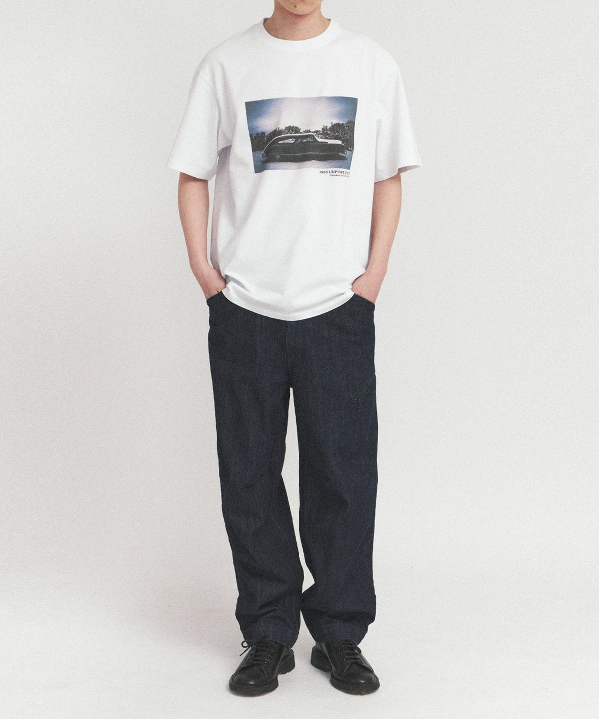 이스트로그(EASTLOGUE) VINTAGE PHOTO PIECE T-SHIRT_WHITE