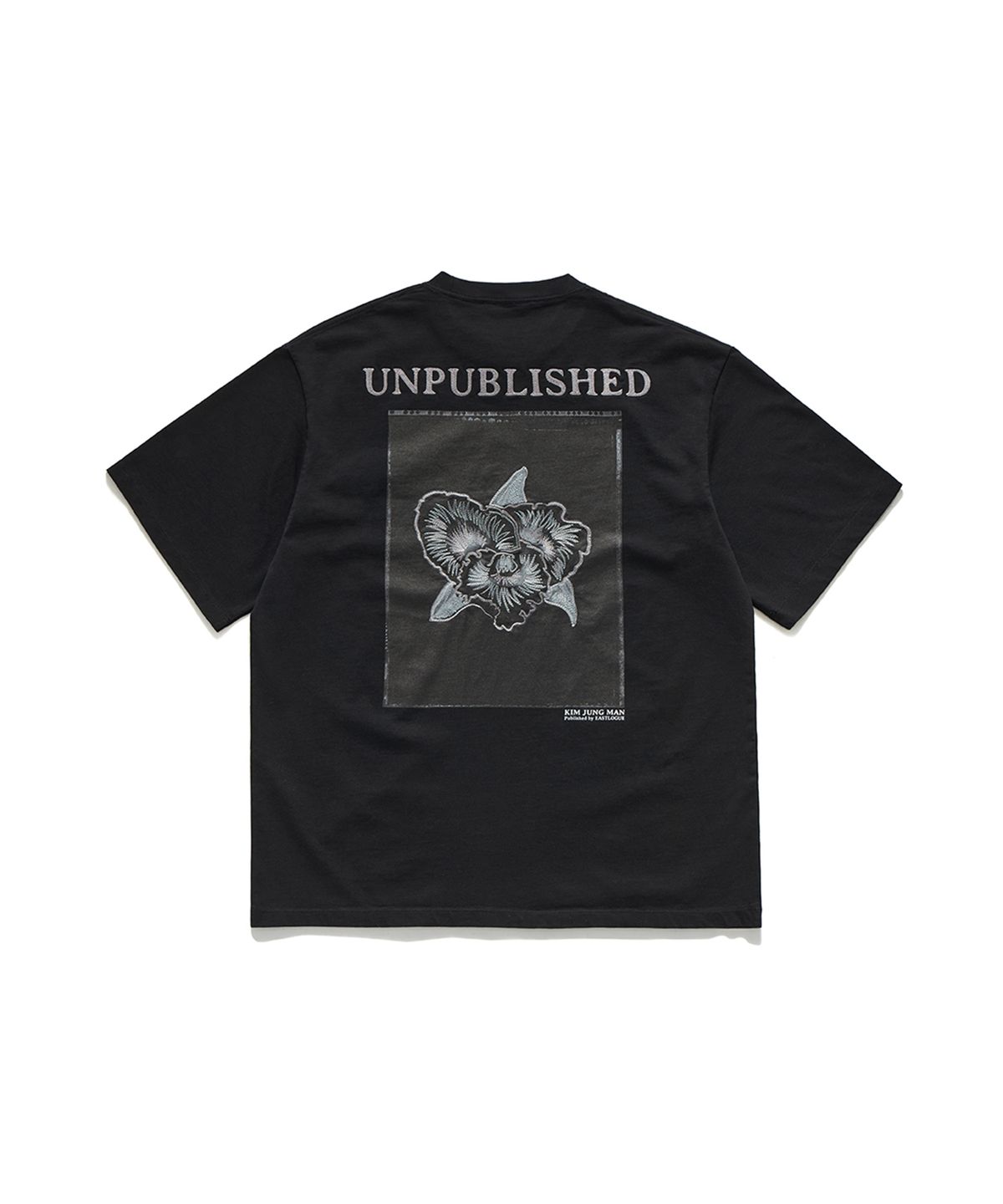 이스트로그(EASTLOGUE) BLOSSOMING EMBROIDERED T-SHIRT_BLACK