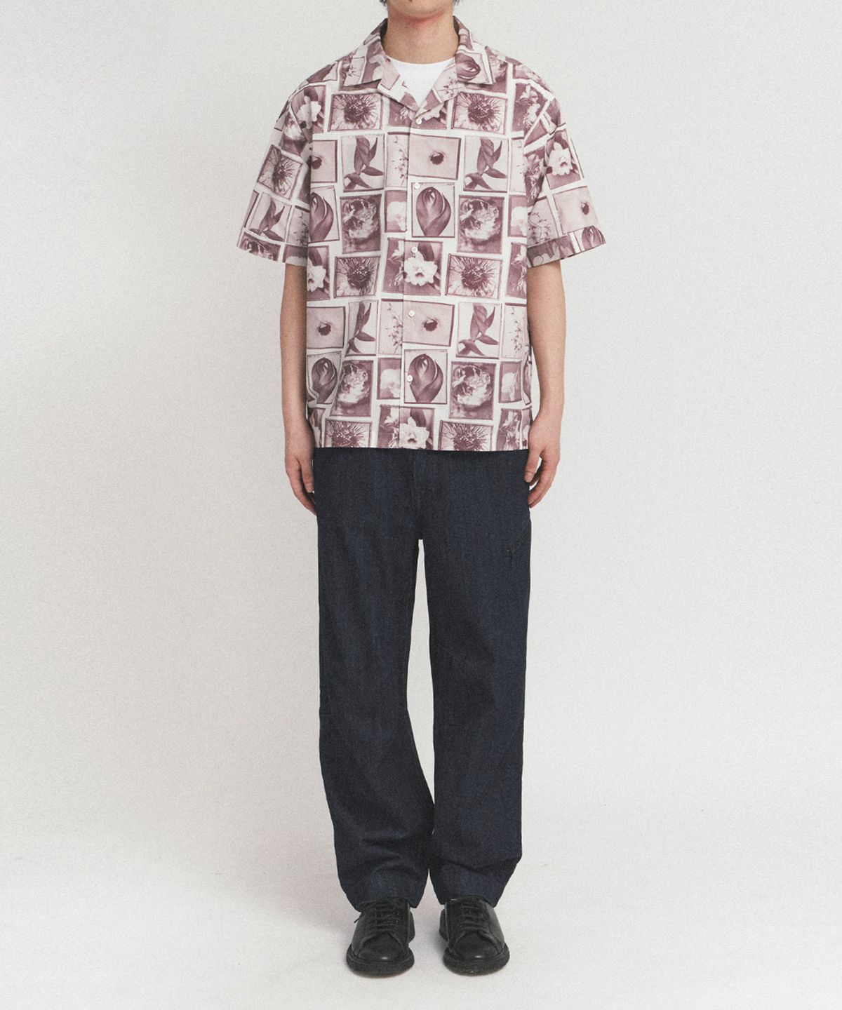 이스트로그(EASTLOGUE) HOLIDAY HALF SHIRTS_ROSE