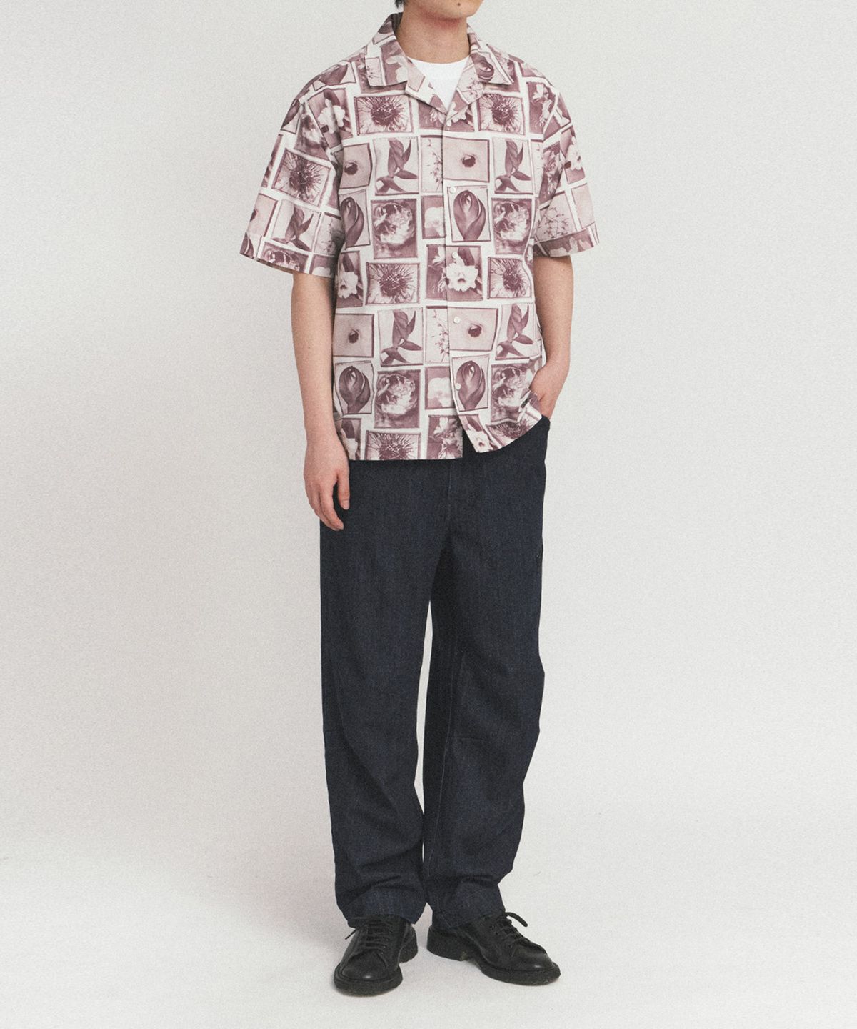 이스트로그(EASTLOGUE) HOLIDAY HALF SHIRTS_ROSE