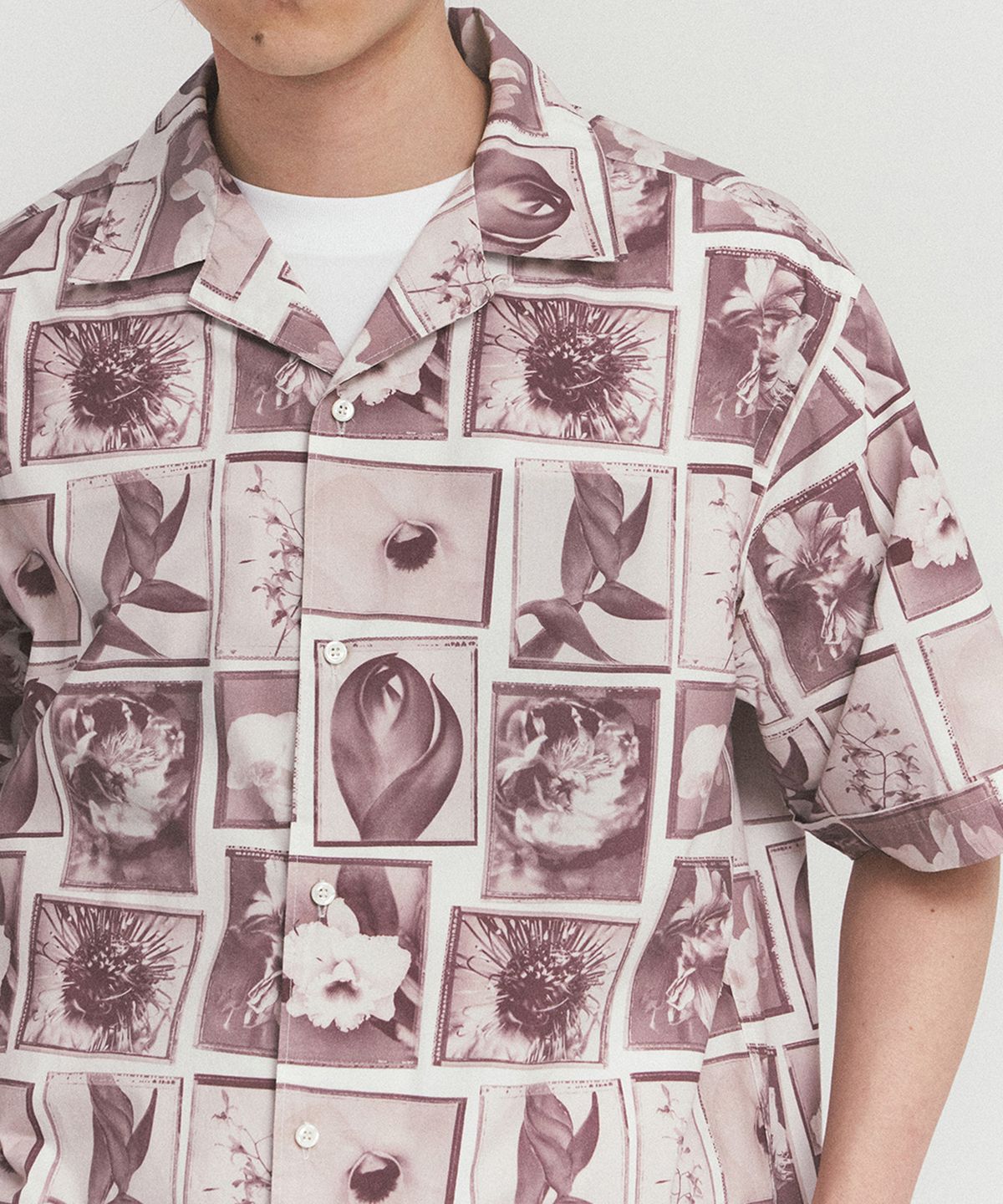 이스트로그(EASTLOGUE) HOLIDAY HALF SHIRTS_ROSE