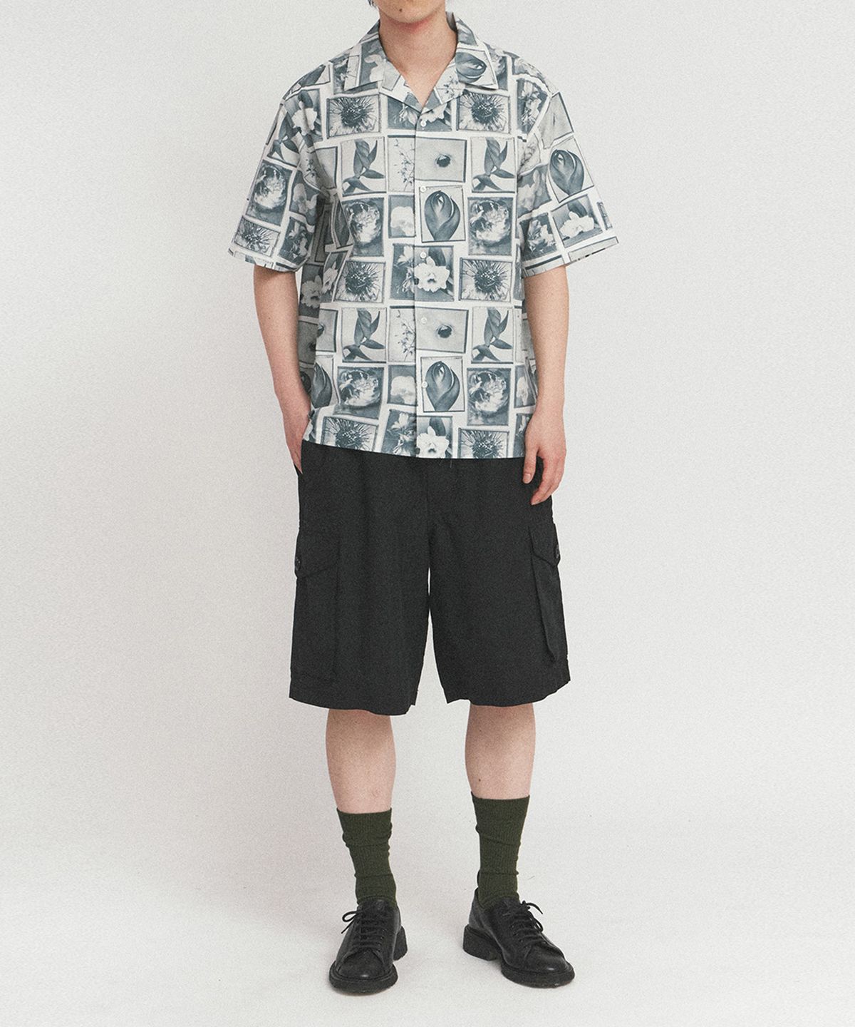 이스트로그(EASTLOGUE) HOLIDAY HALF SHIRTS_LARKSPUR