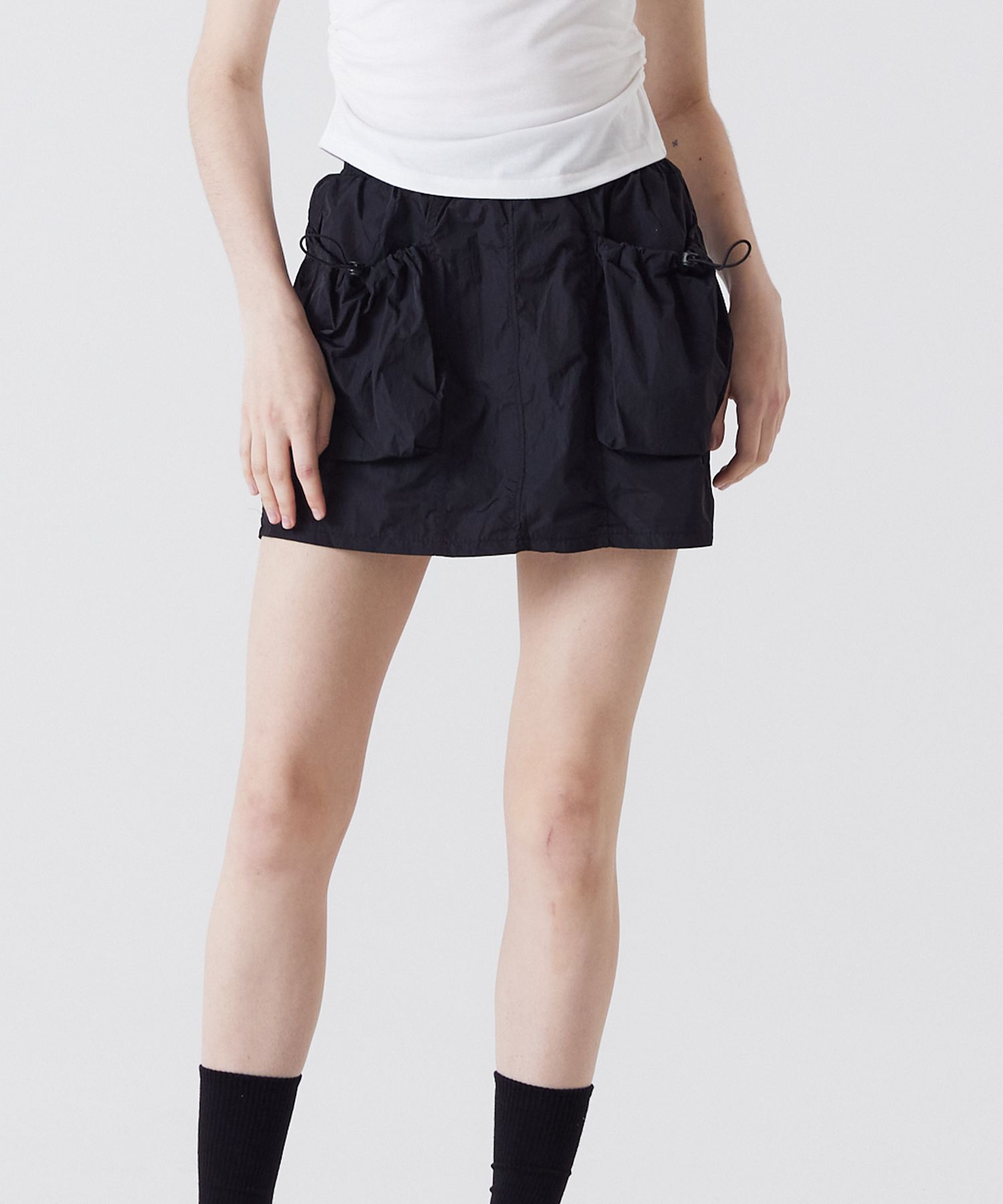 スカート 25ss nylon twill mini skirt TOGA（トーガ）の「【TOGA PULLA/トーガプルラ】Nylon twill