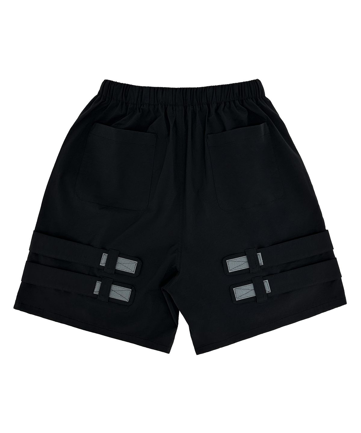 퍼머넌트 아카이브(permanentarchive) 3D POCKET VELCRO SHORTS (BLACK)