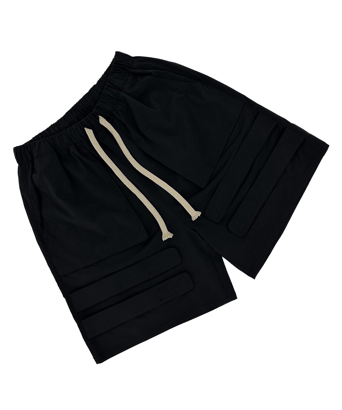 퍼머넌트 아카이브(permanentarchive) 3D POCKET VELCRO SHORTS (BLACK)