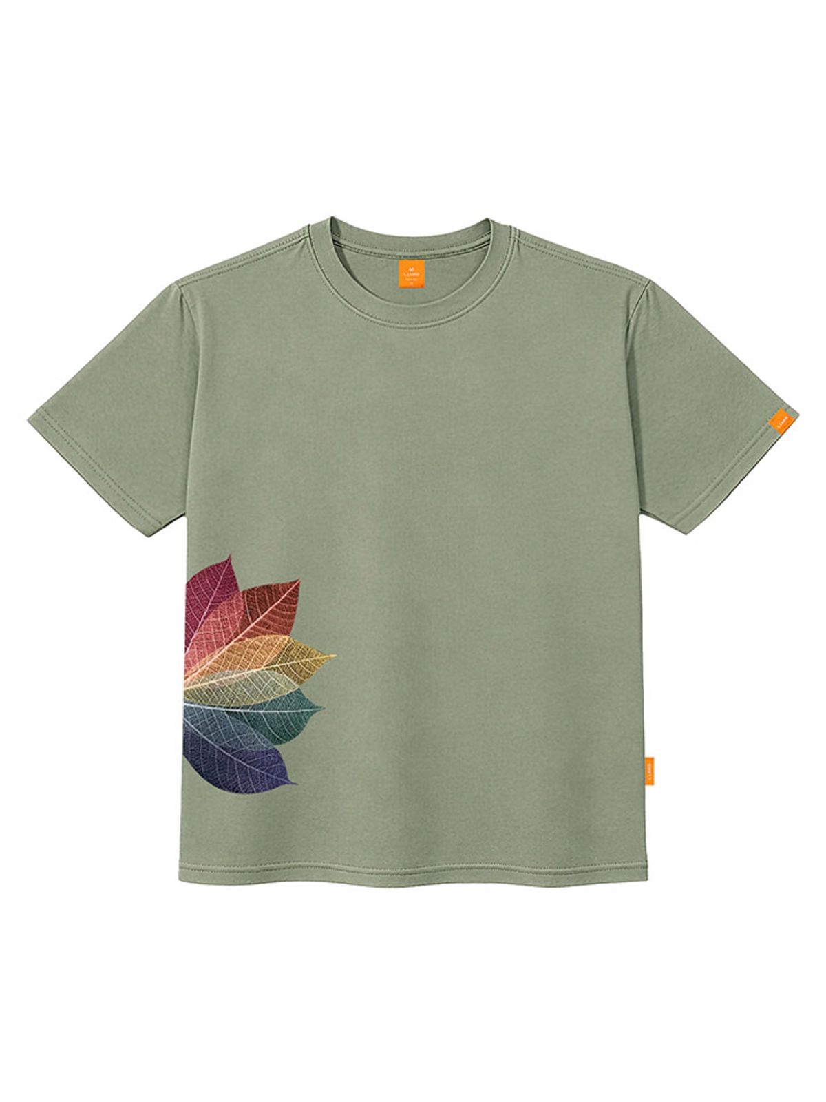 엘라모(LLAMO) 리프 반팔티셔츠 남녀공용 빅사이즈 S~4XL