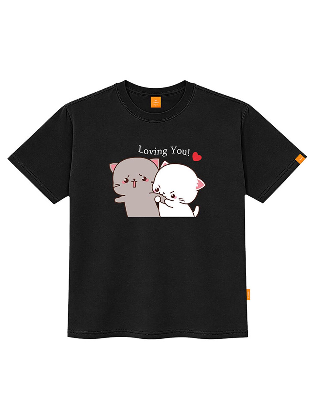 엘라모(LLAMO) 러빙유 반팔티셔츠 남녀공용 빅사이즈 S~4XL