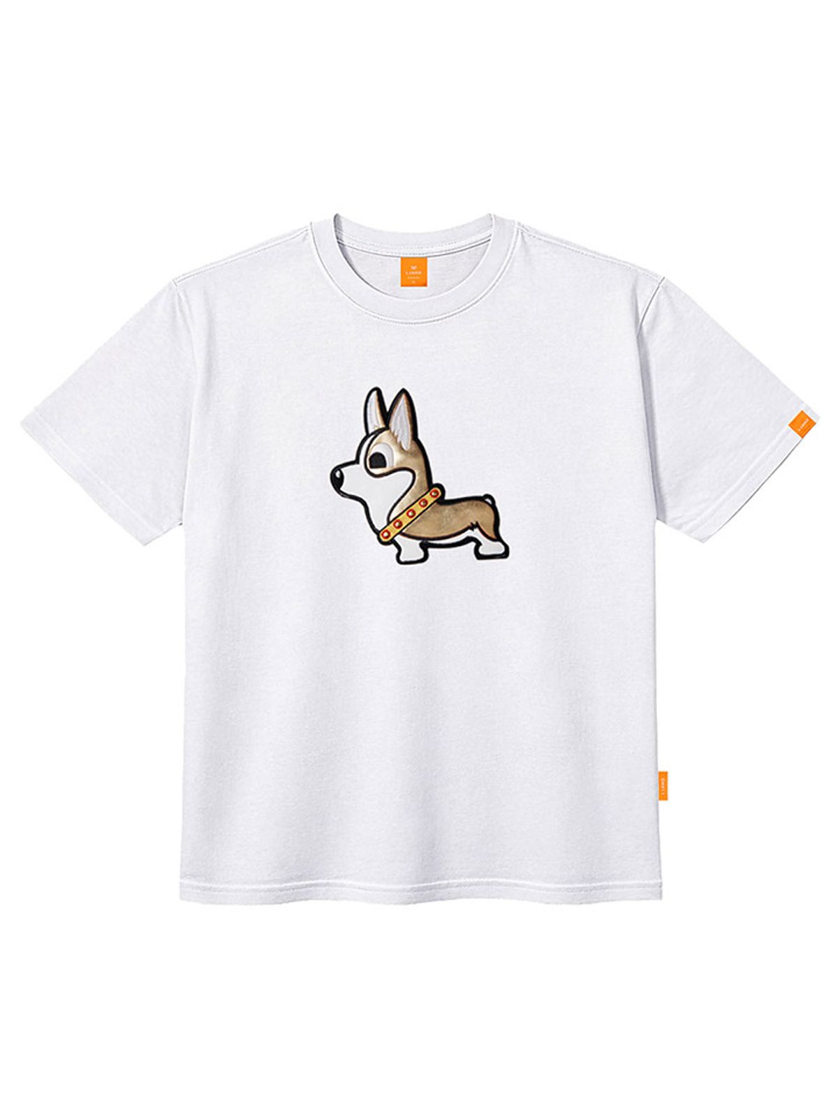 엘라모(LLAMO) 골드코기 반팔티셔츠 남녀공용 빅사이즈 S~4XL