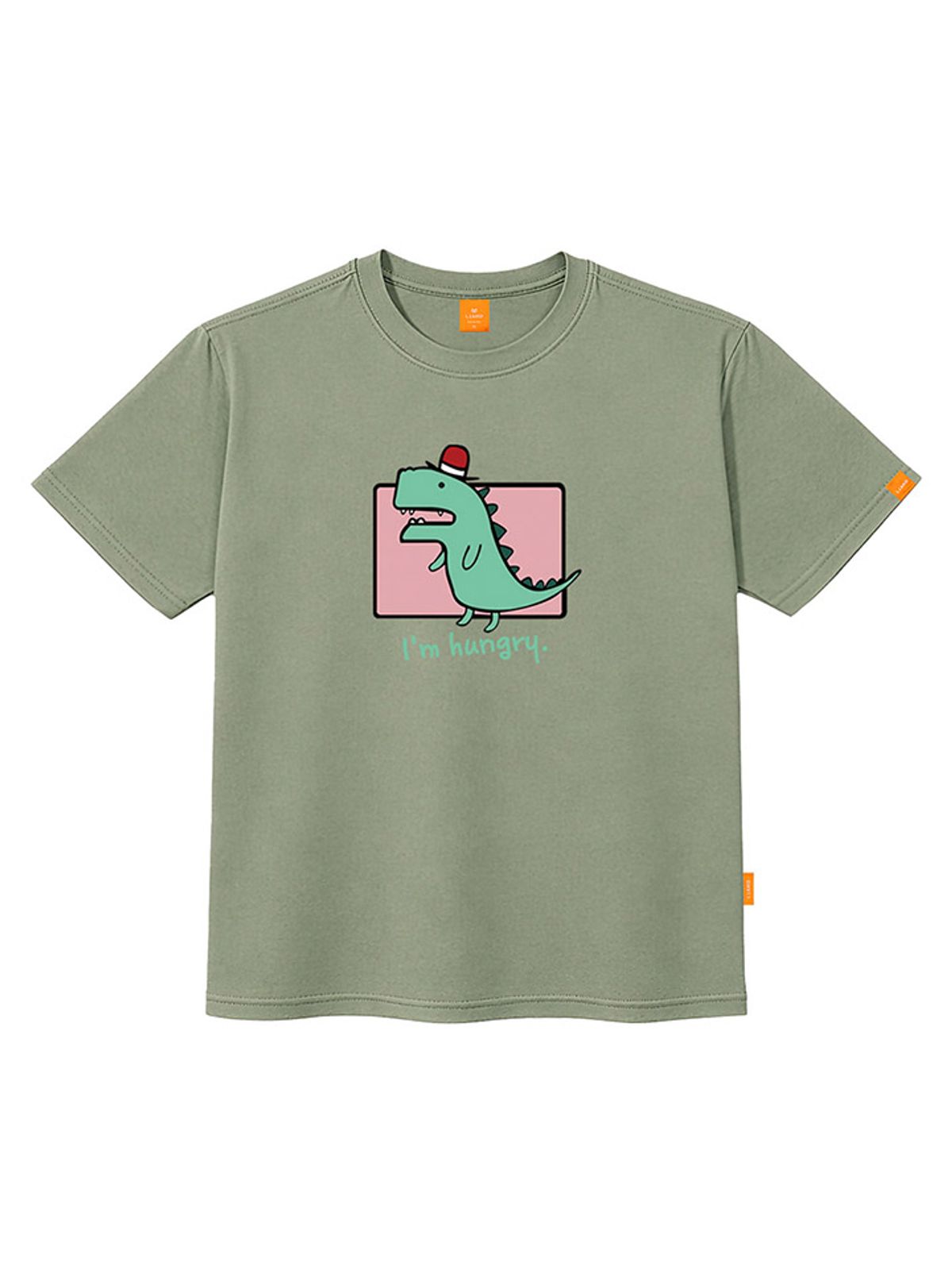 엘라모(LLAMO) 라모공룡 반팔티셔츠 남녀공용 빅사이즈 S~4XL